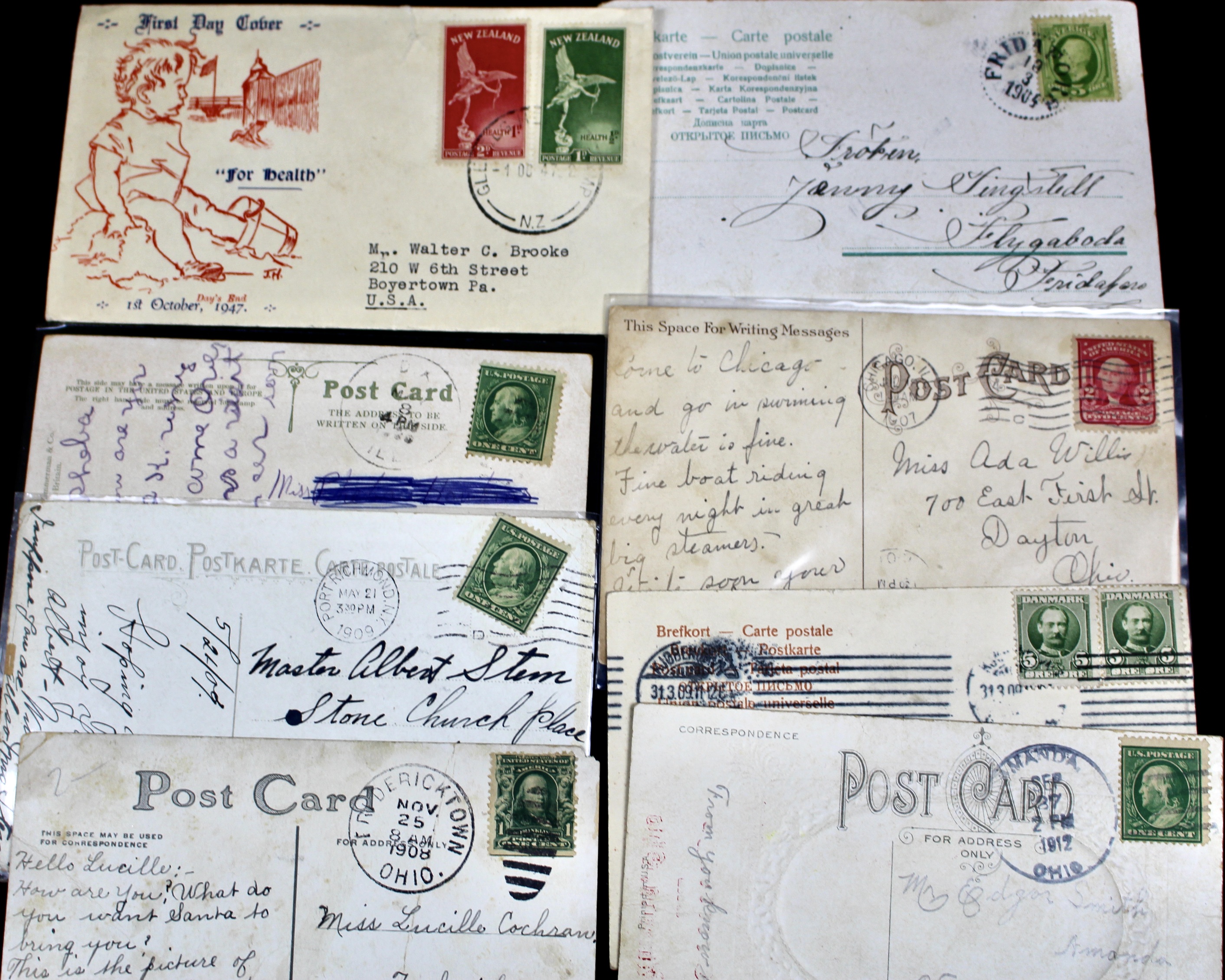 Ninety-Five Vintage Classic Postcards