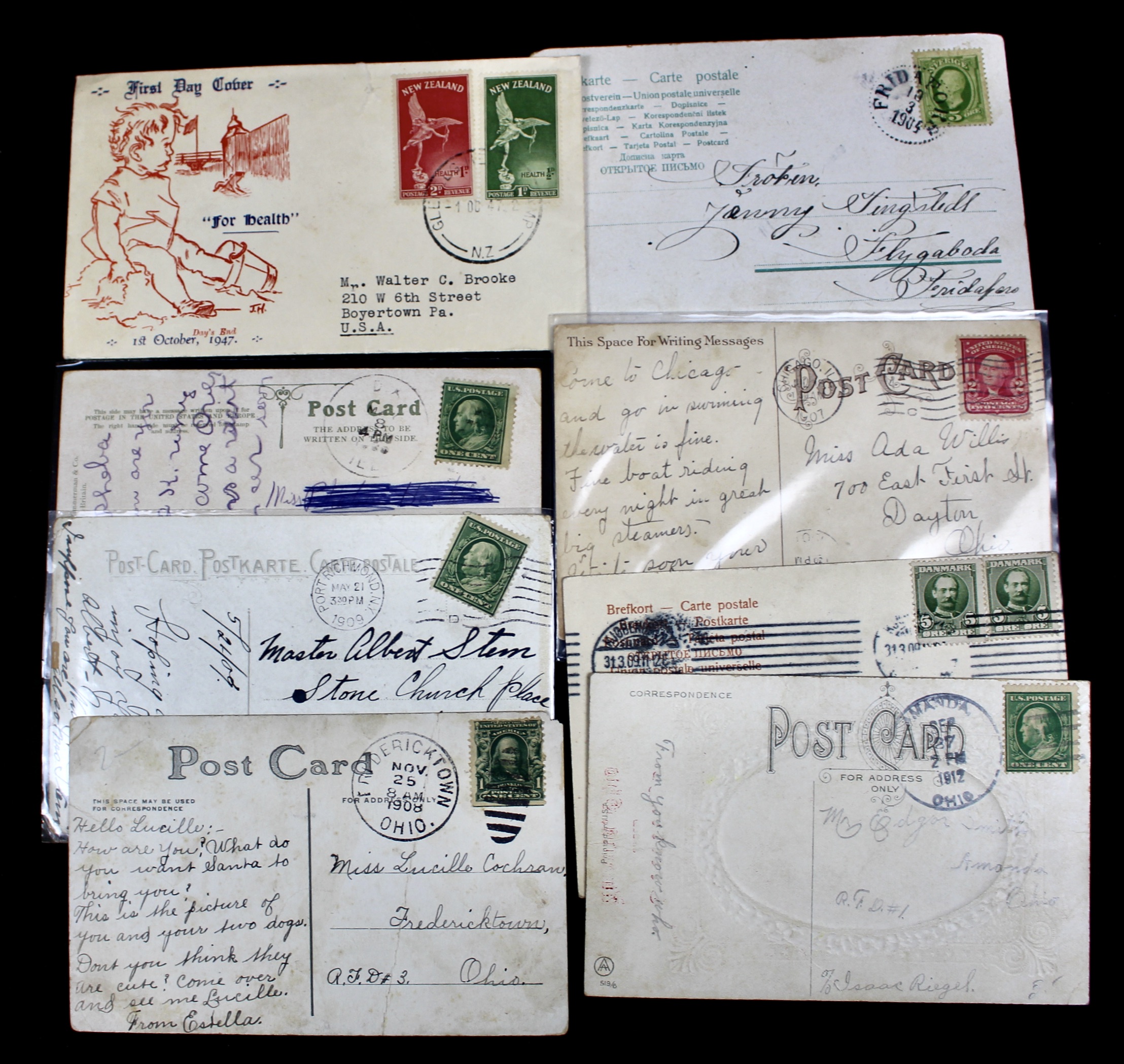 Ninety-Five Vintage Classic Postcards