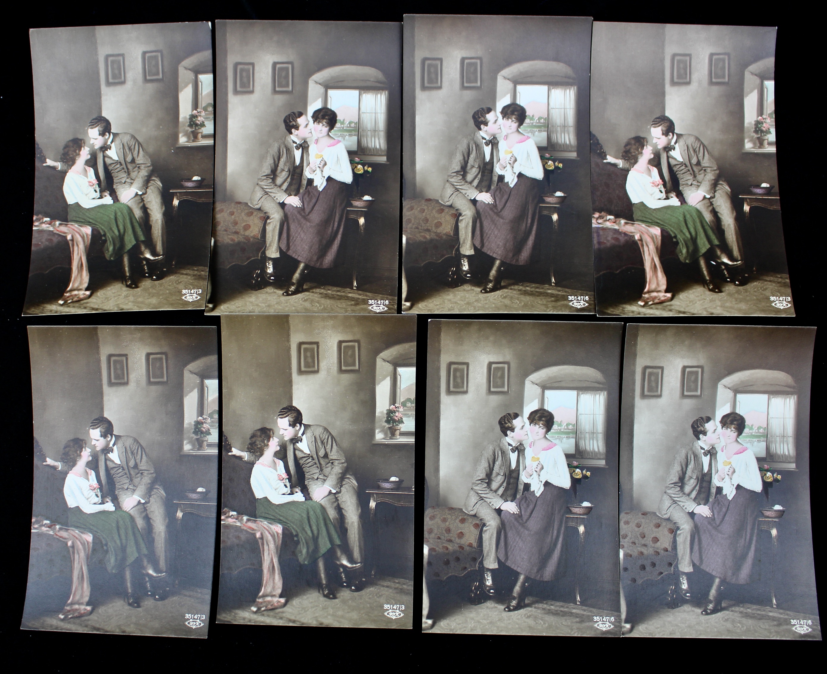 Ninety-Five Vintage Classic Postcards