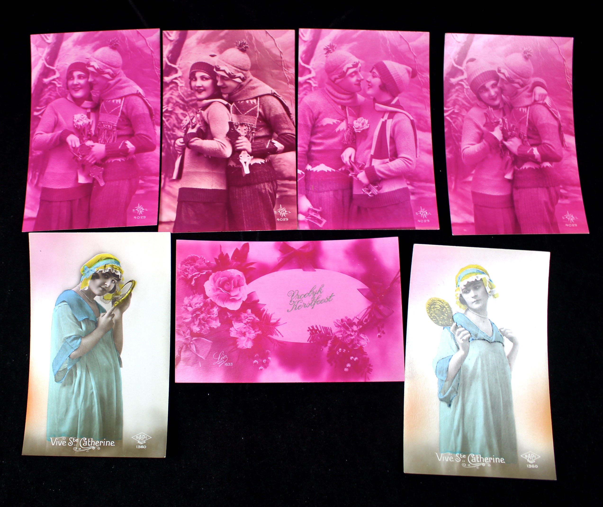 Ninety-Five Vintage Classic Postcards