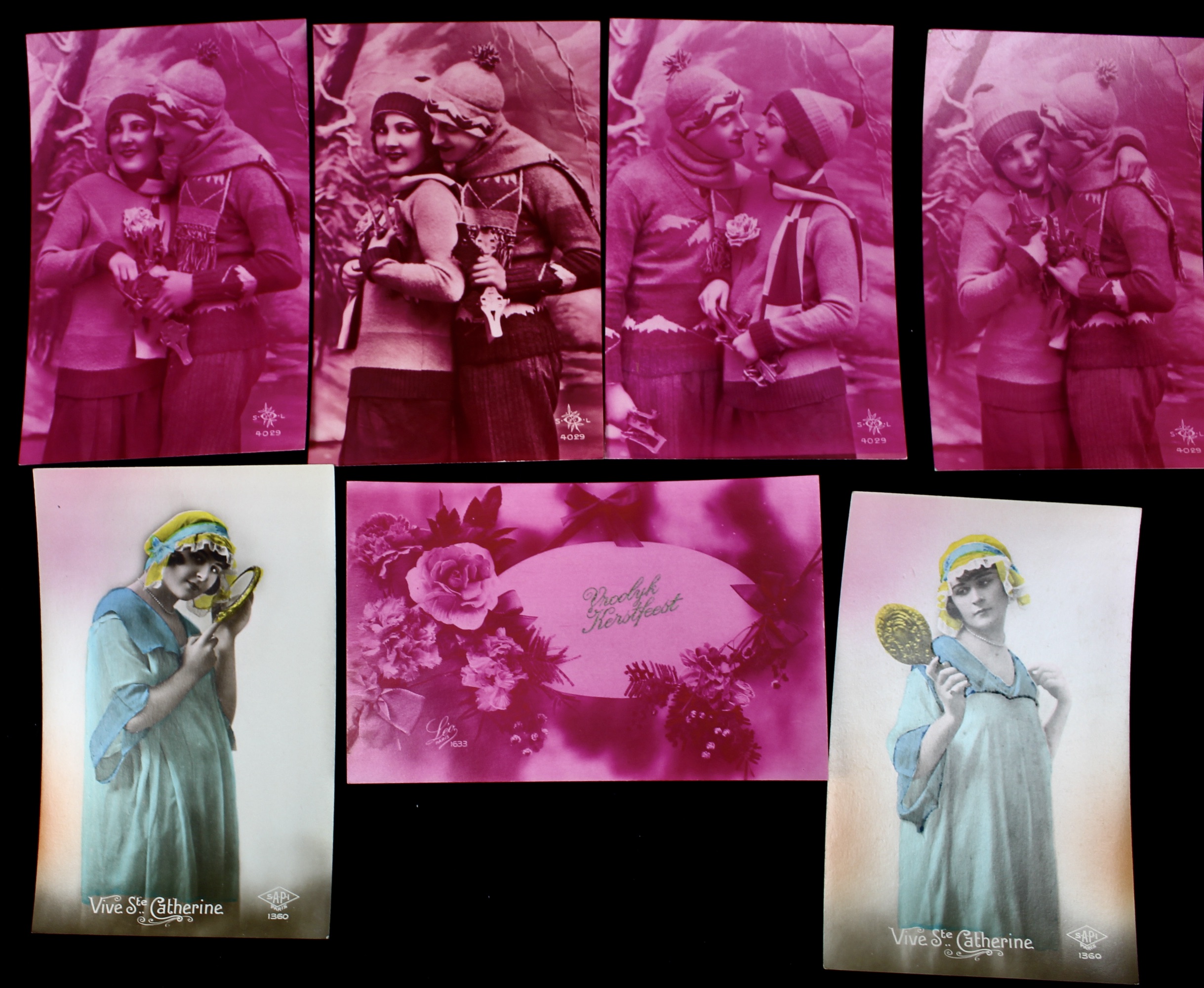 Ninety-Five Vintage Classic Postcards