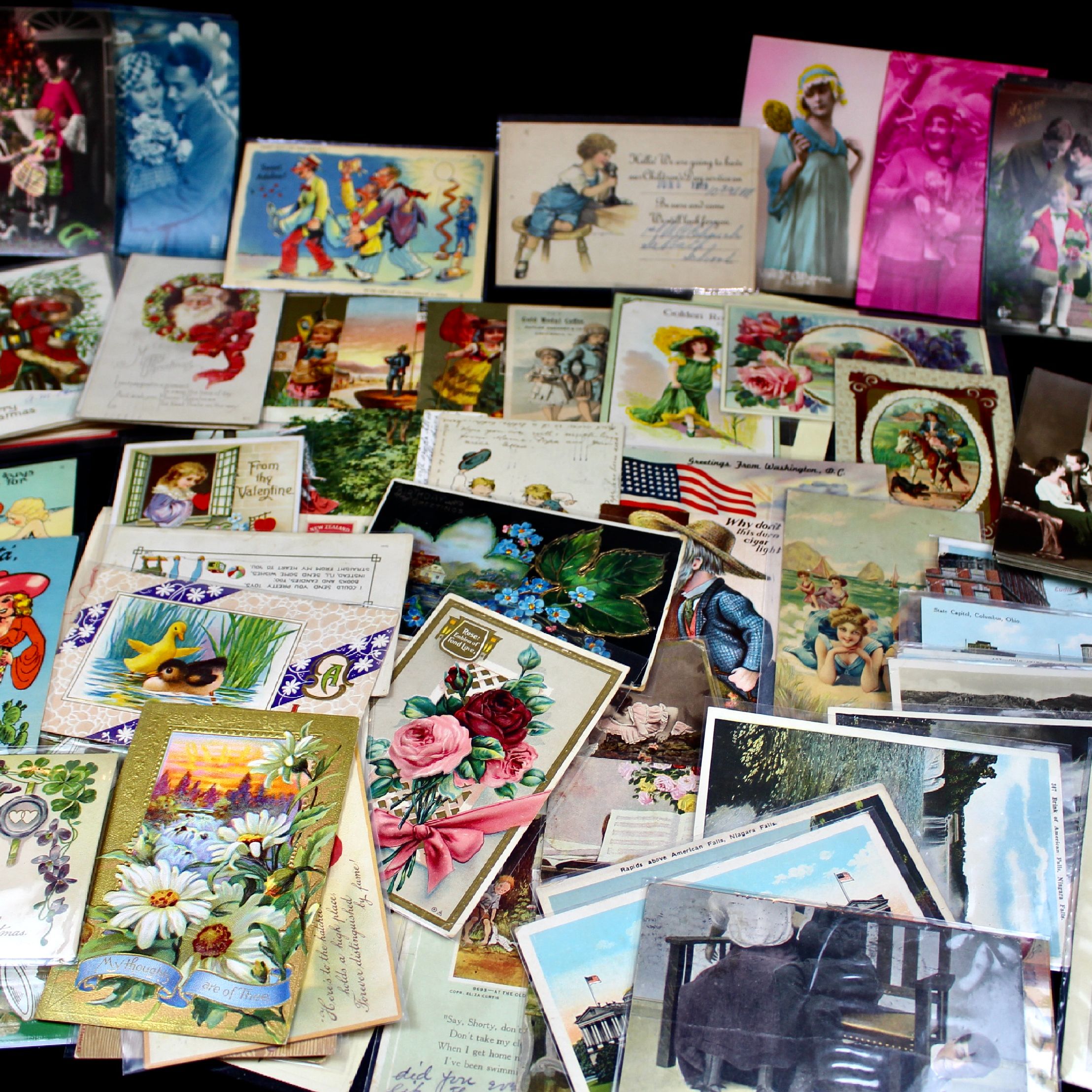 Ninety-Five Vintage Classic Postcards