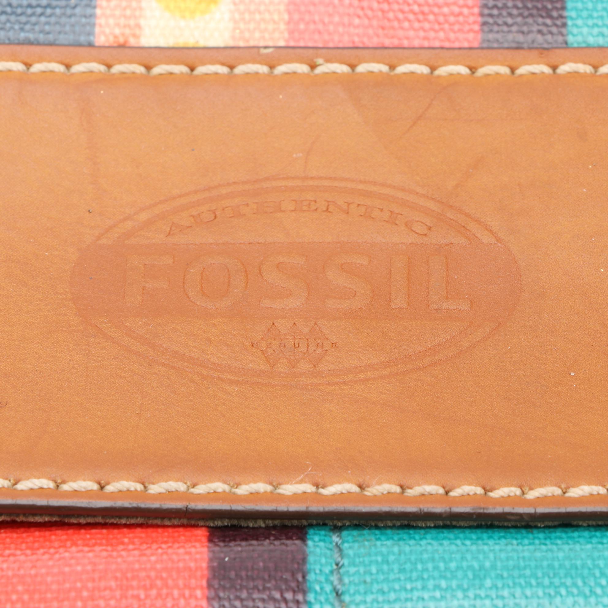 Vince Camuto Leila Tote with Fossil Foldover Crossbody and Messenger Bags