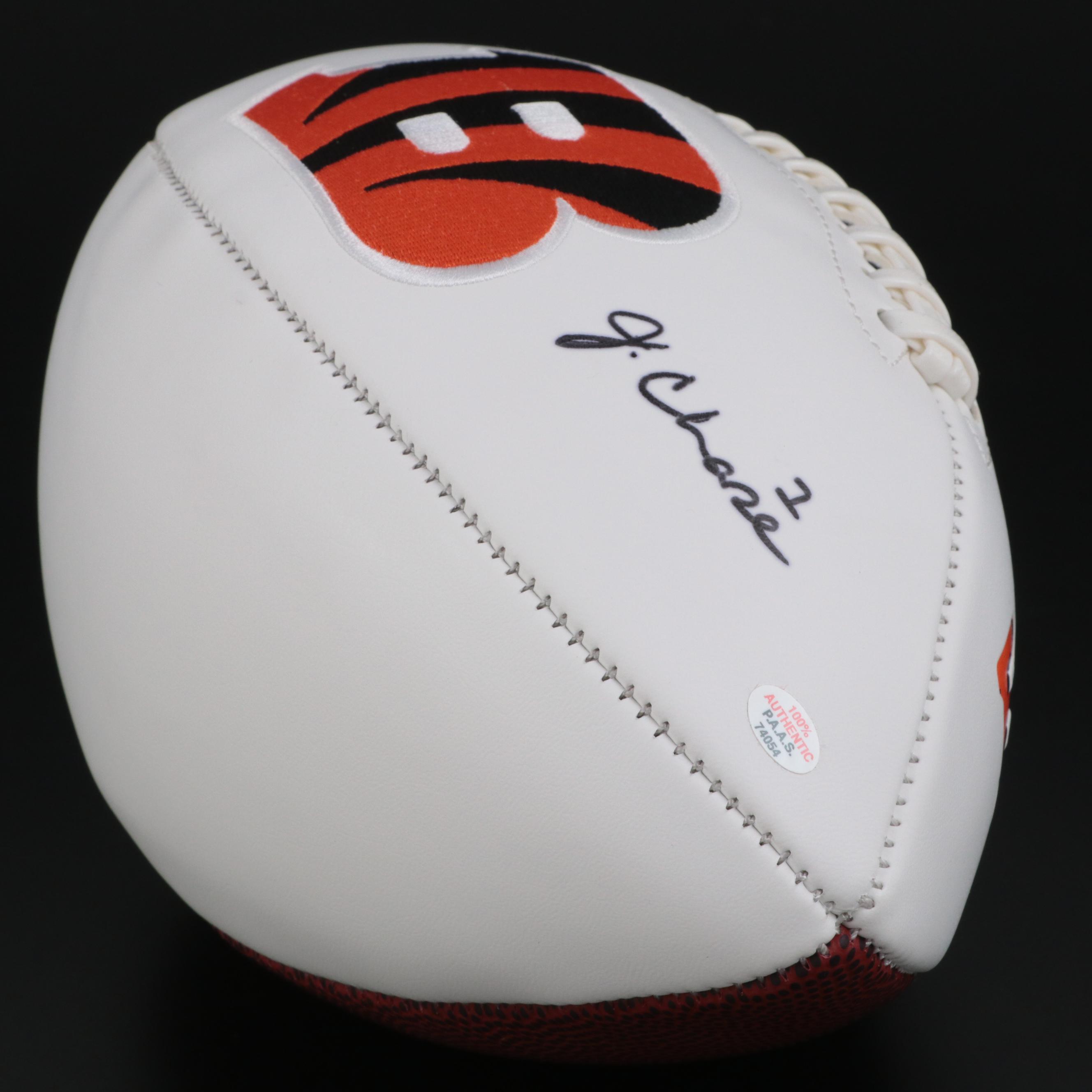 Cincinnati Bengals Joe Burrow, Ja'Marr Chase Signed Jarden Sports Football