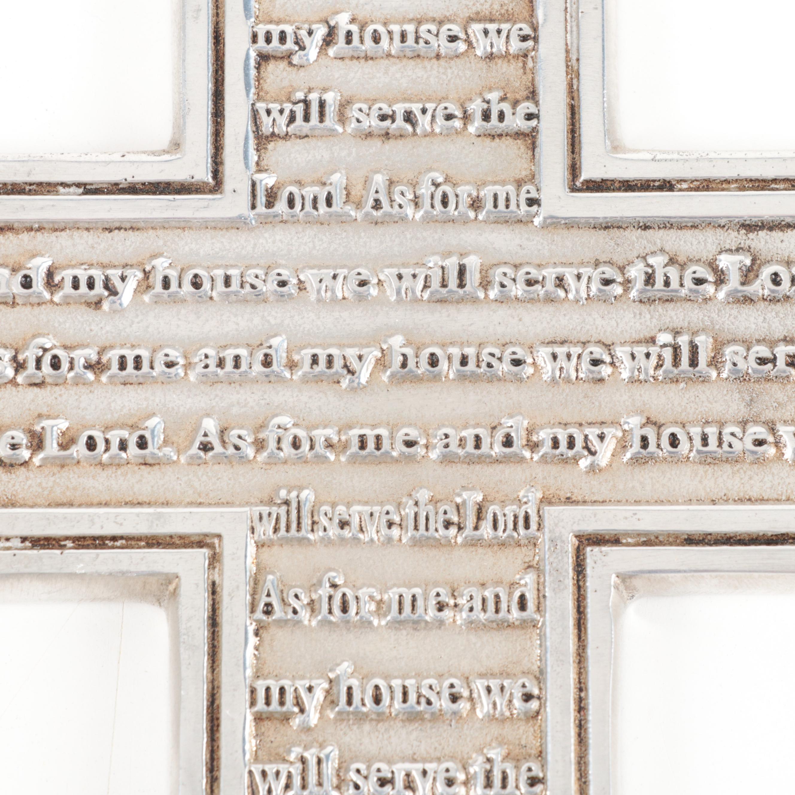 Cast Composite and Metal Decorative Wall Crosses