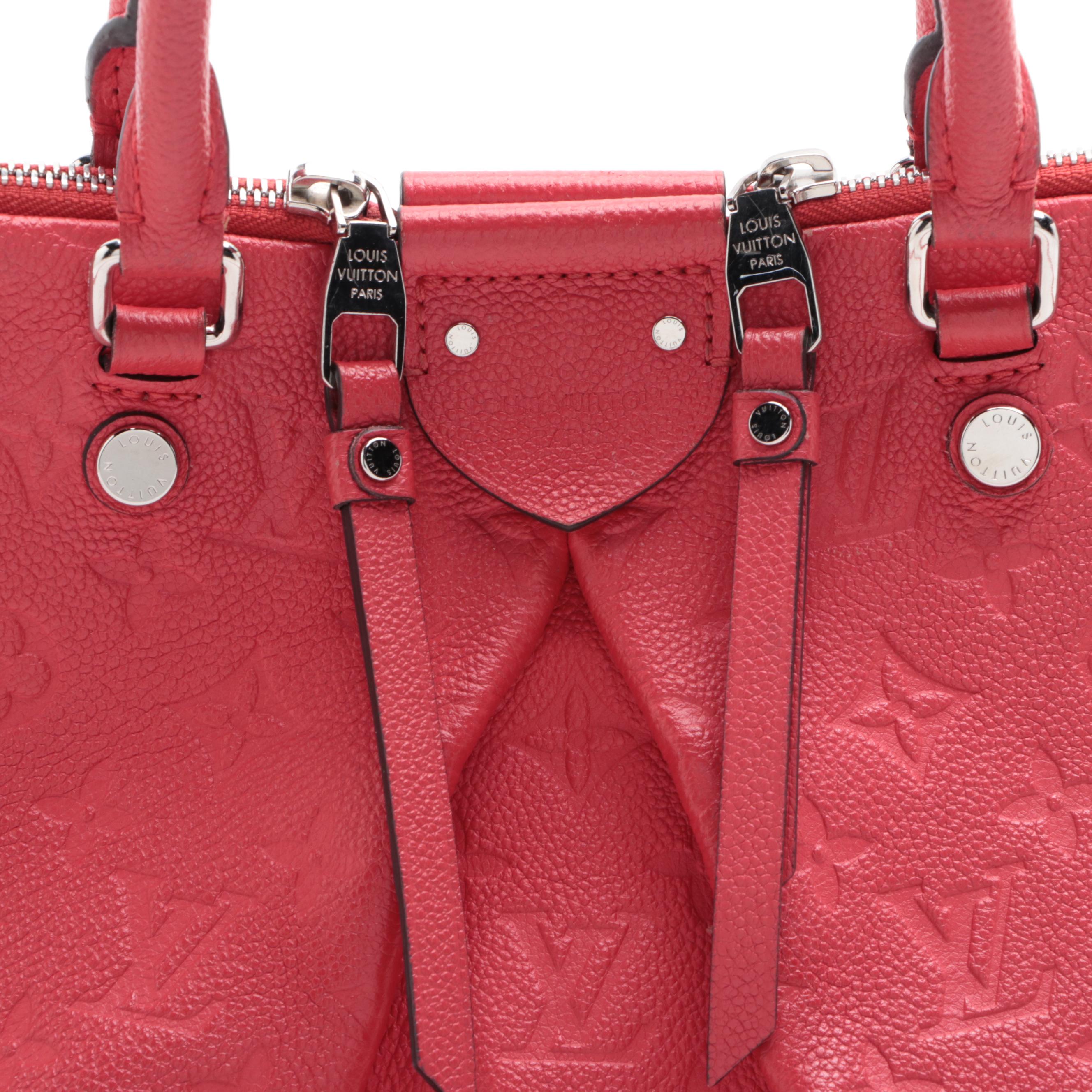 Louis Vuitton Mazarine PM in Cherry Monogram Empreinte Leather