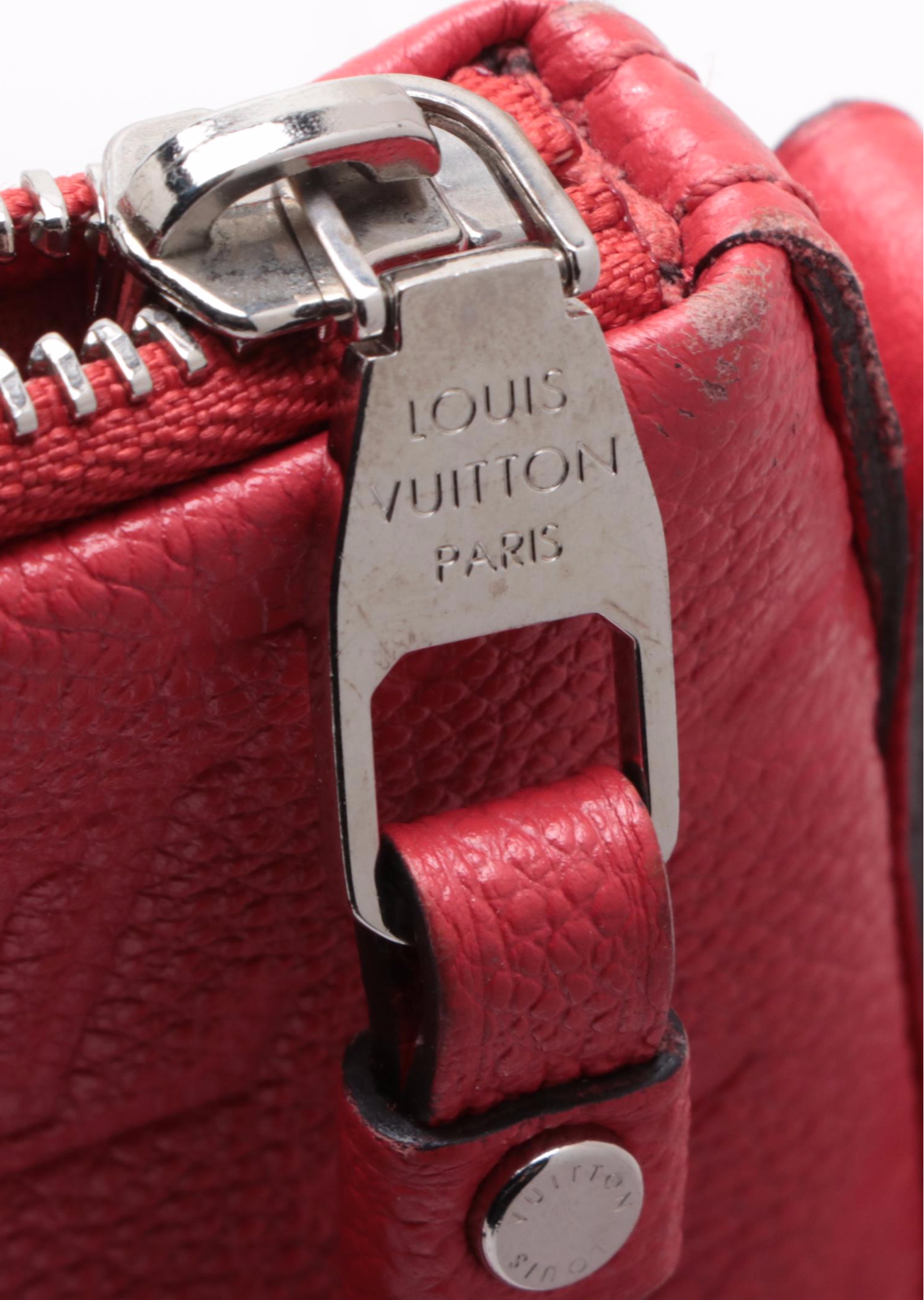 Louis Vuitton Mazarine PM in Cherry Monogram Empreinte Leather