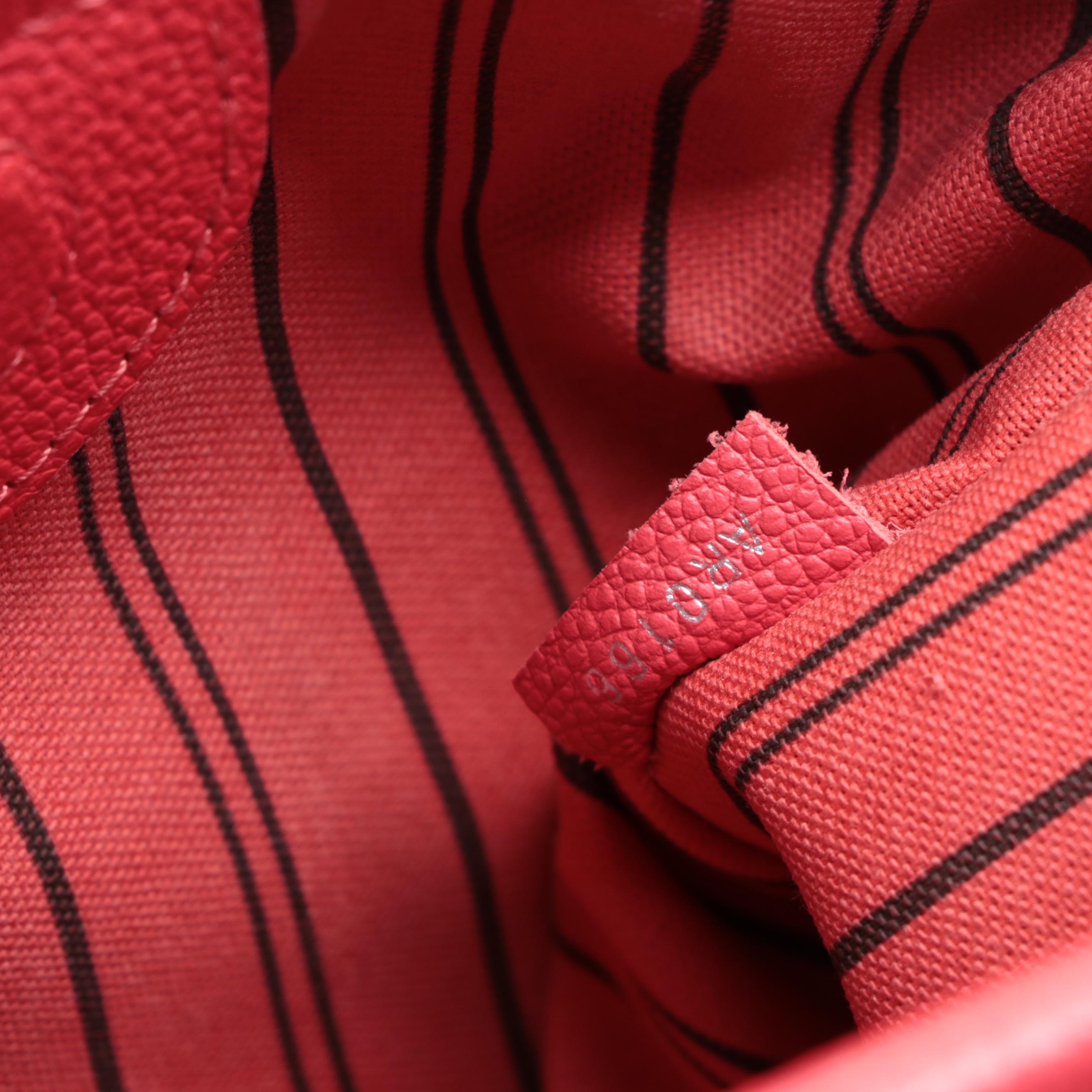 Louis Vuitton Mazarine PM in Cherry Monogram Empreinte Leather