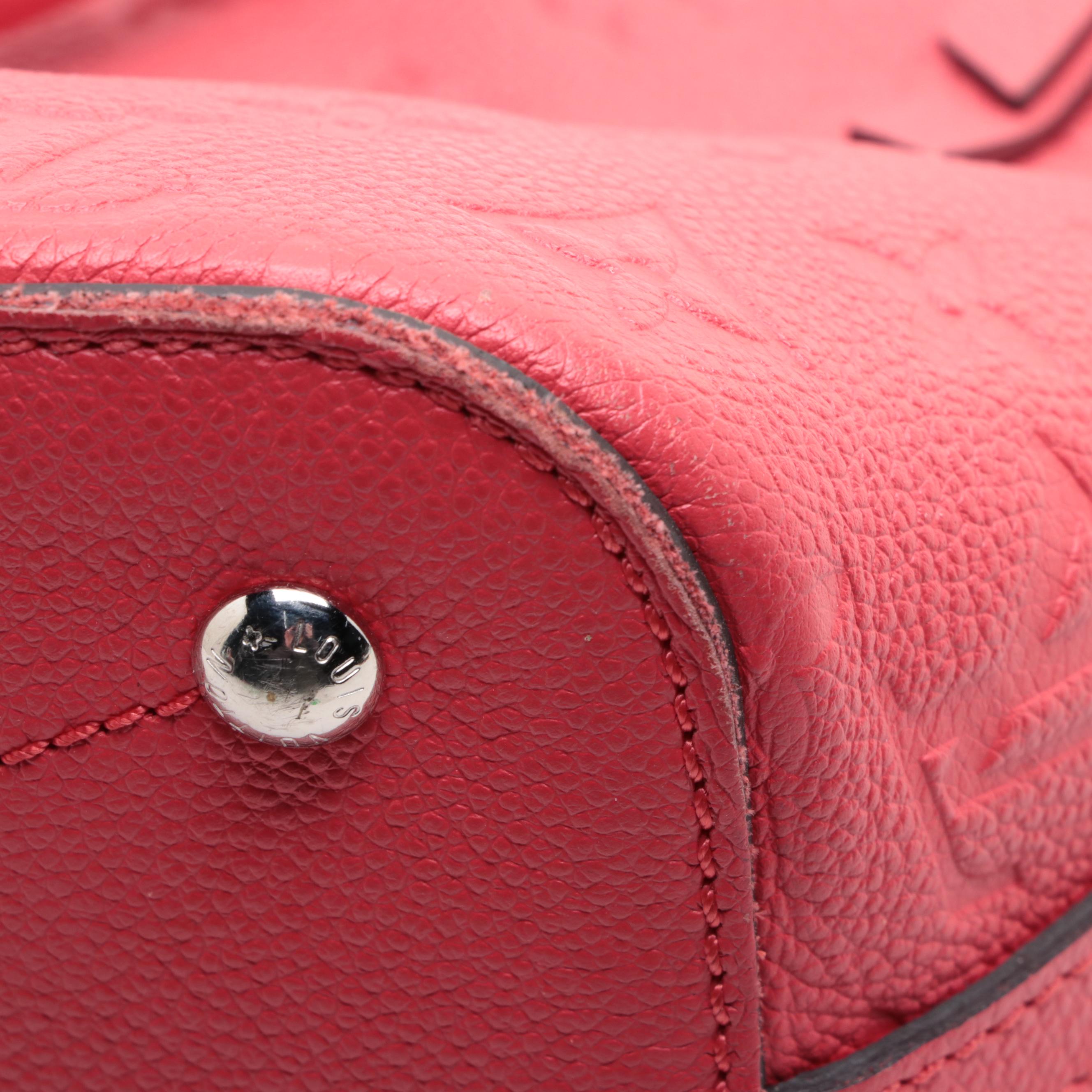 Louis Vuitton Mazarine PM in Cherry Monogram Empreinte Leather