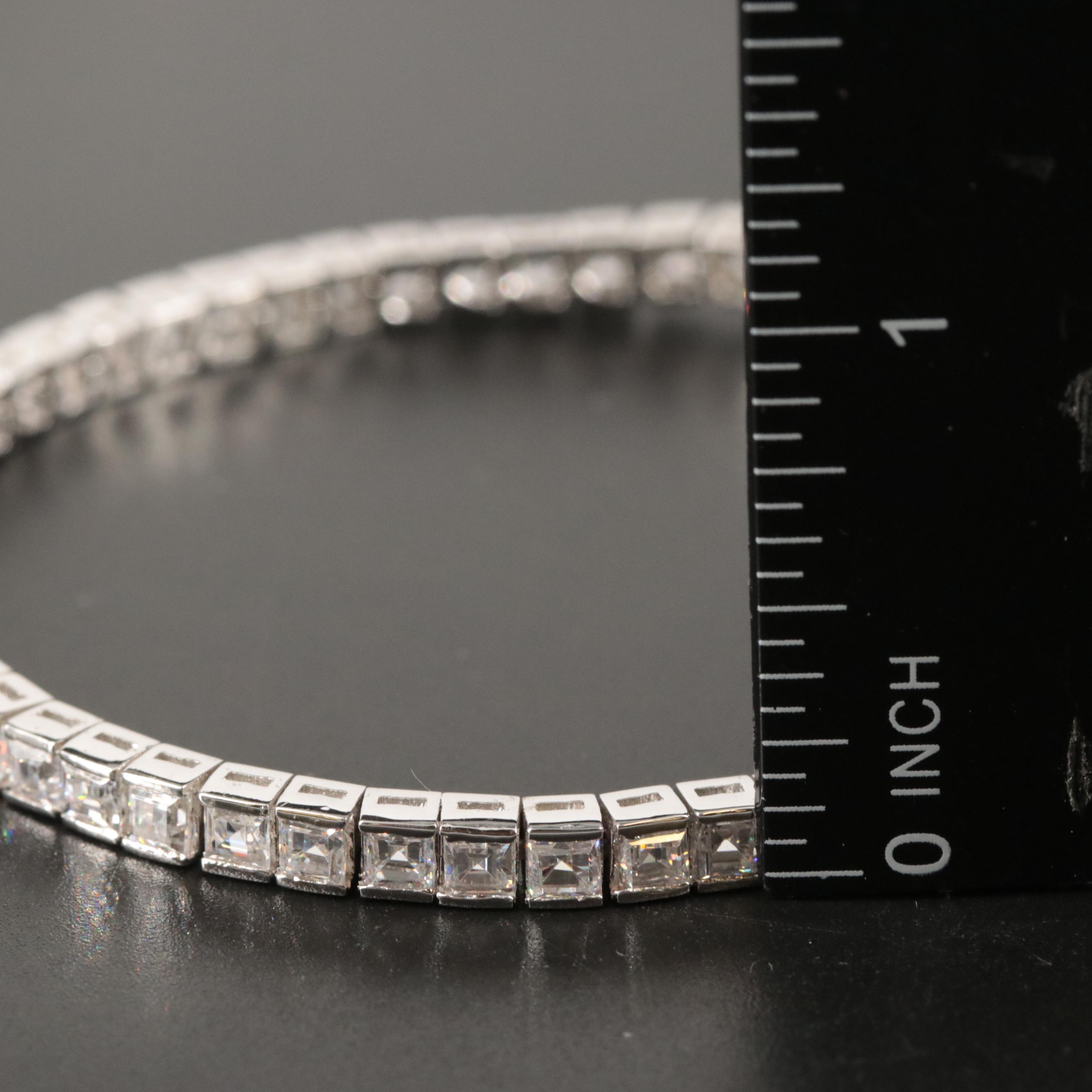 Sterling Cubic Zirconia Bracelet