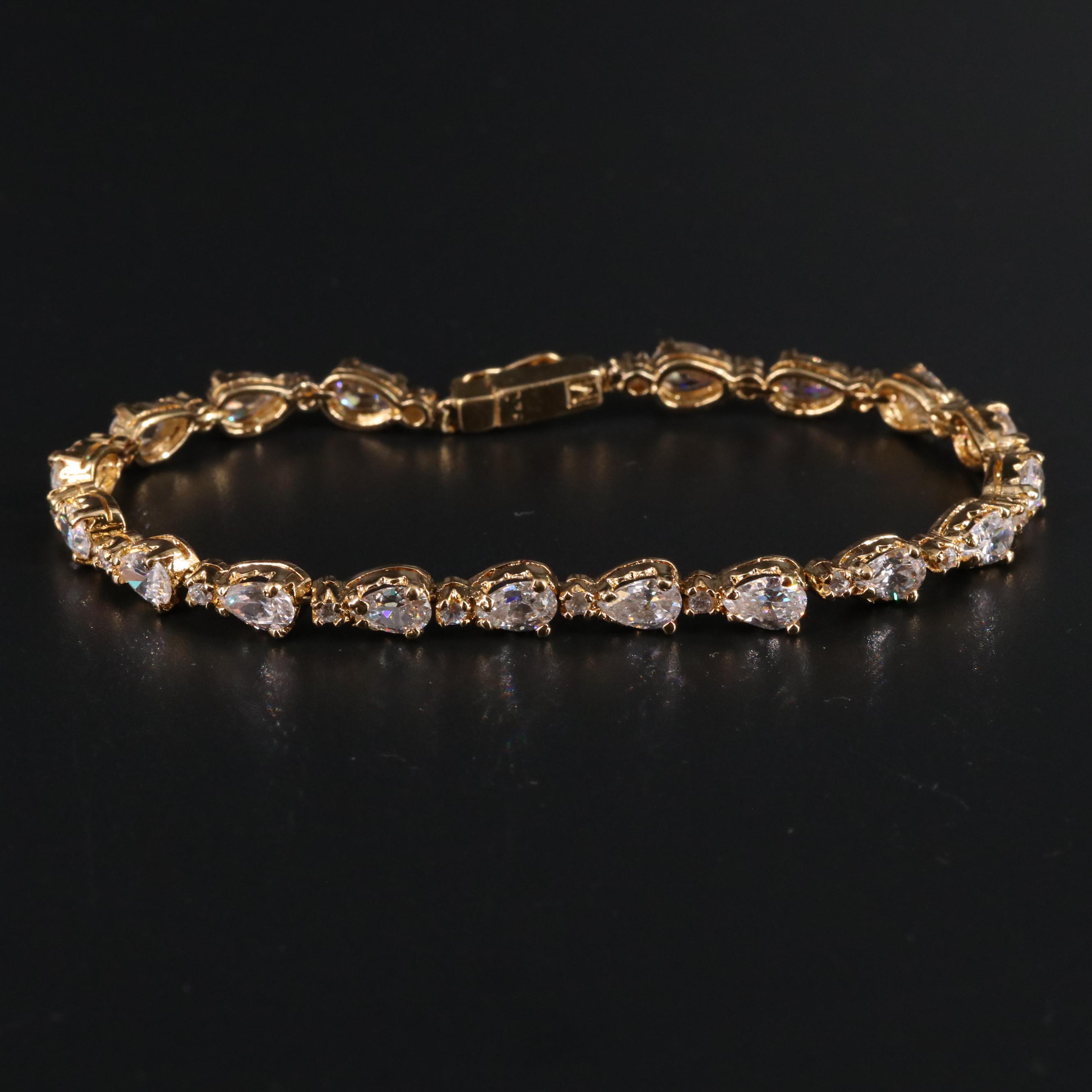Sterling Cubic Zirconia Bracelet