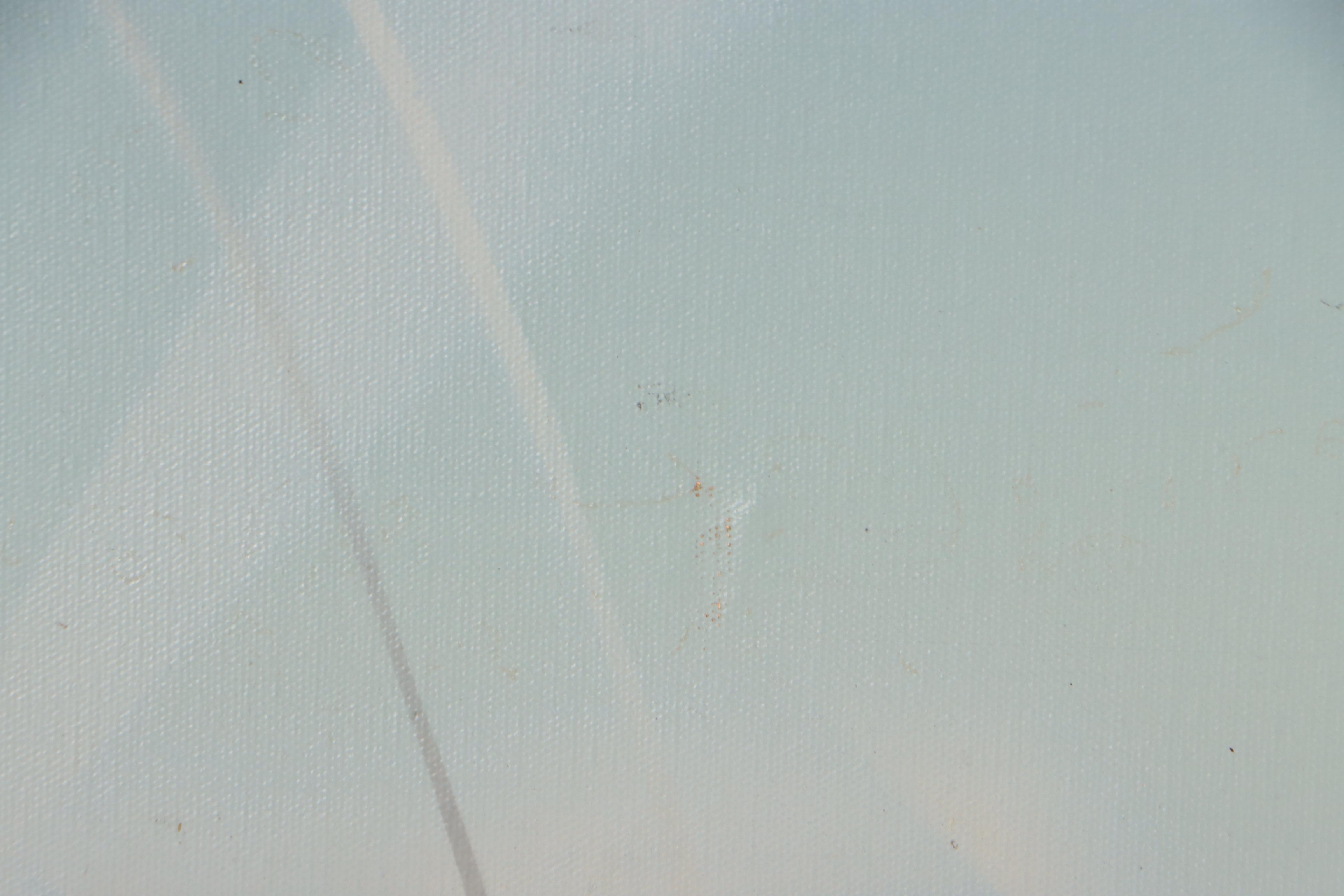 Lantren Abstract Oil Painting, Late 20th Century