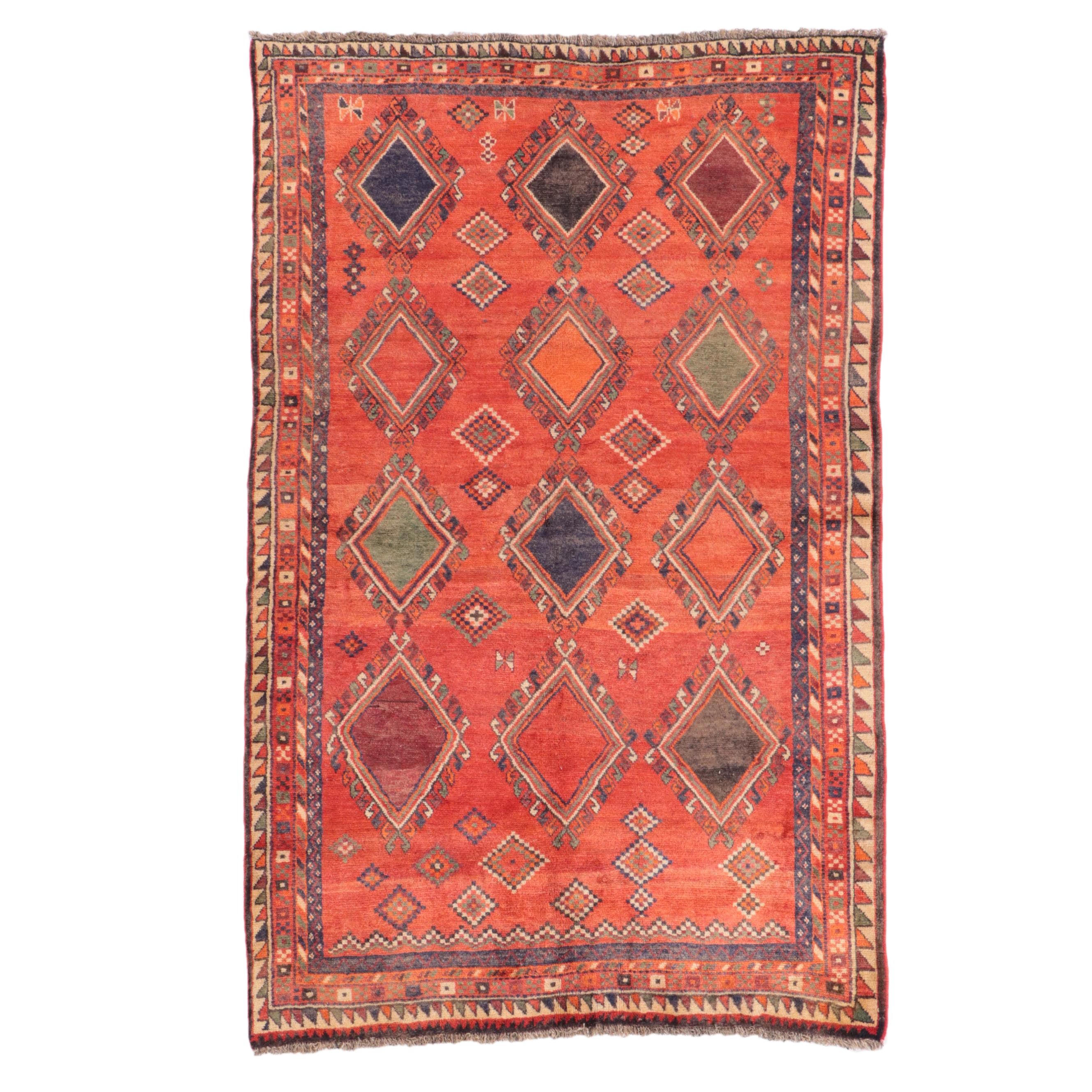 5' x 7'10 Hand-Knotted Persian Shiraz Area Rug