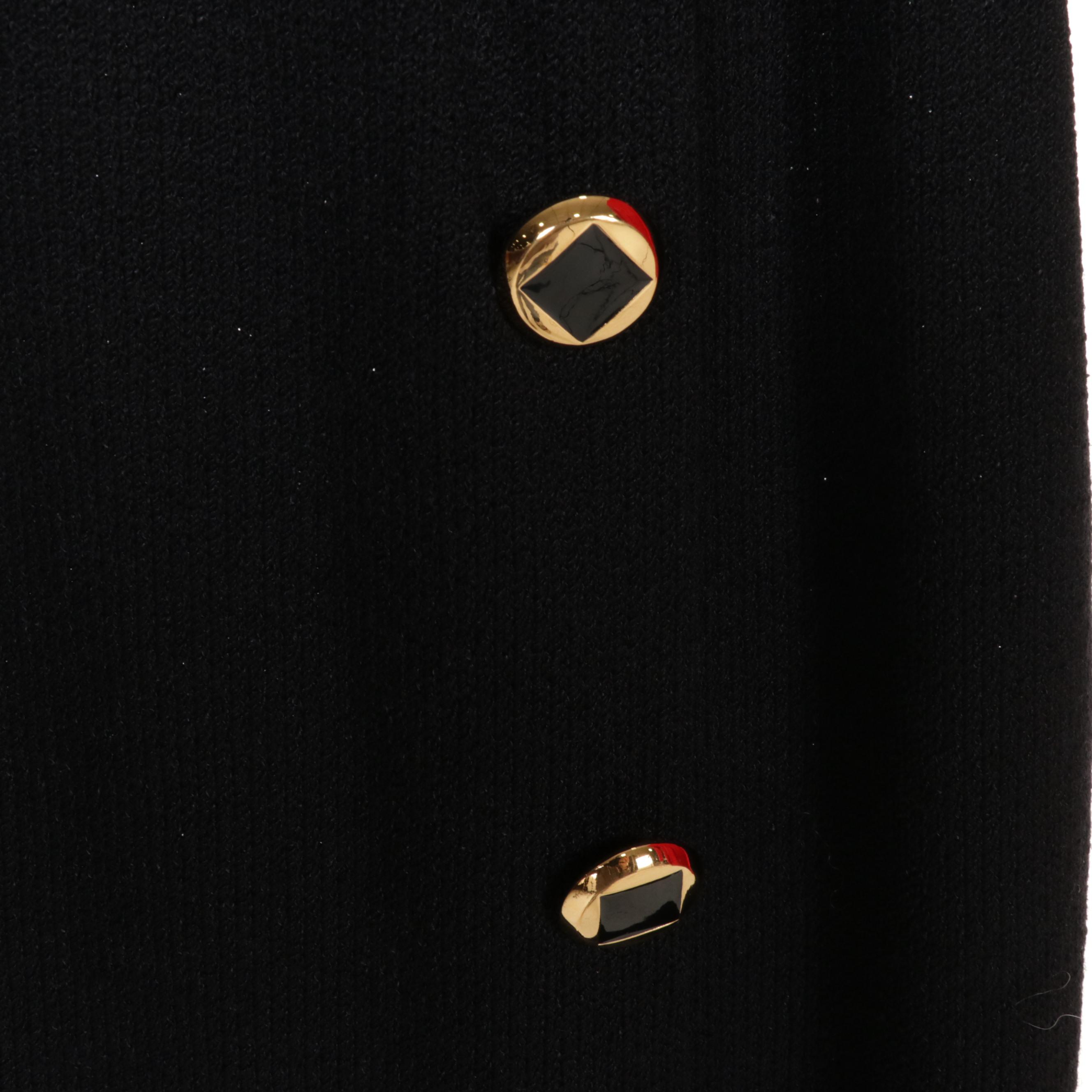 St. John Knit Sequin and Gilt Embellished Belted Dresses and Pantsuit