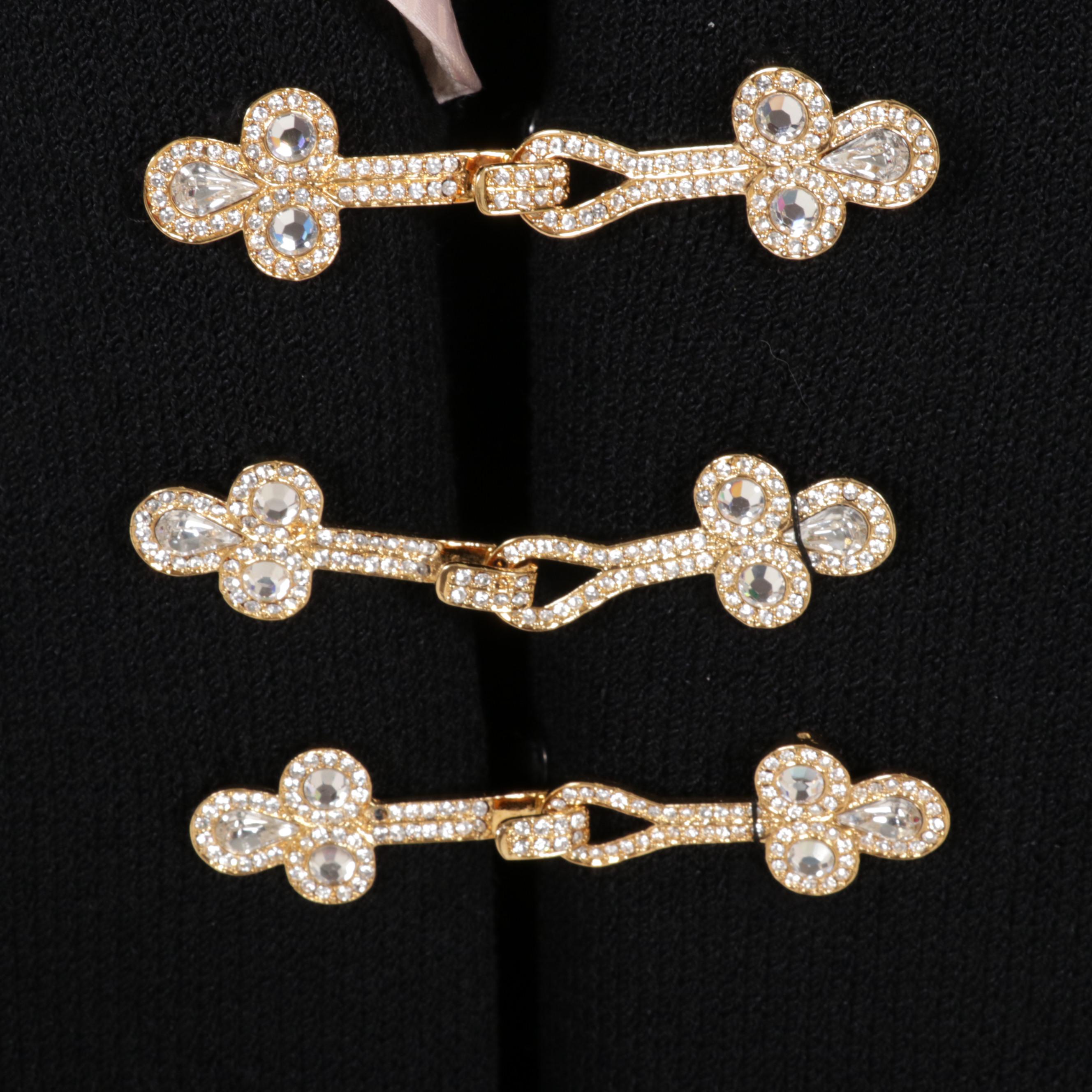 St. John Knit Sequin and Gilt Embellished Belted Dresses and Pantsuit