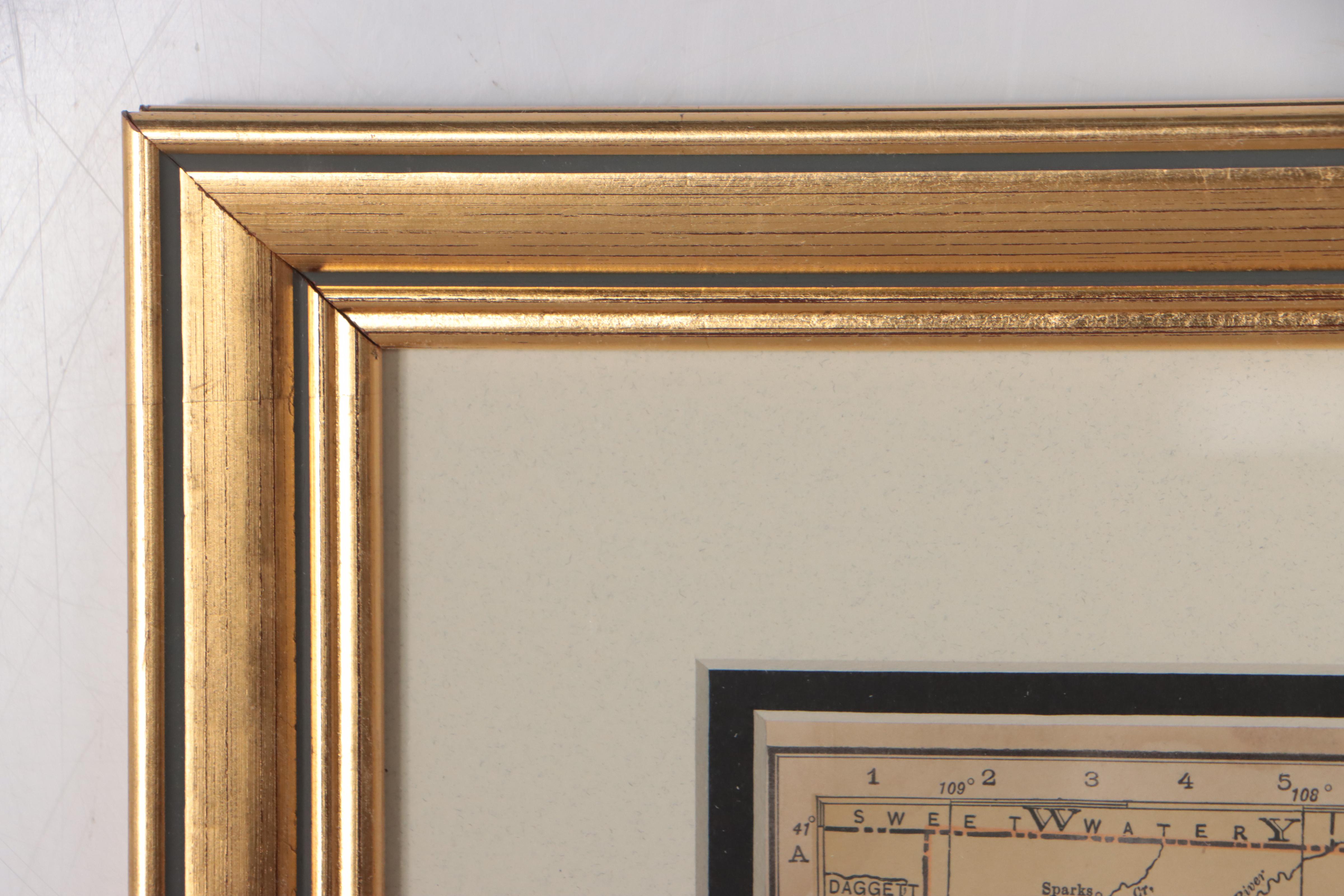 Rand, McNally & Co. Wax Engraving Map of Colorado, Circa 1898