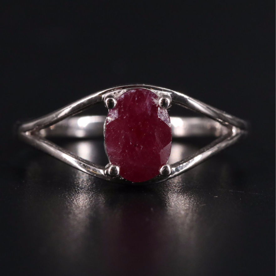 Sterling Ruby Ring