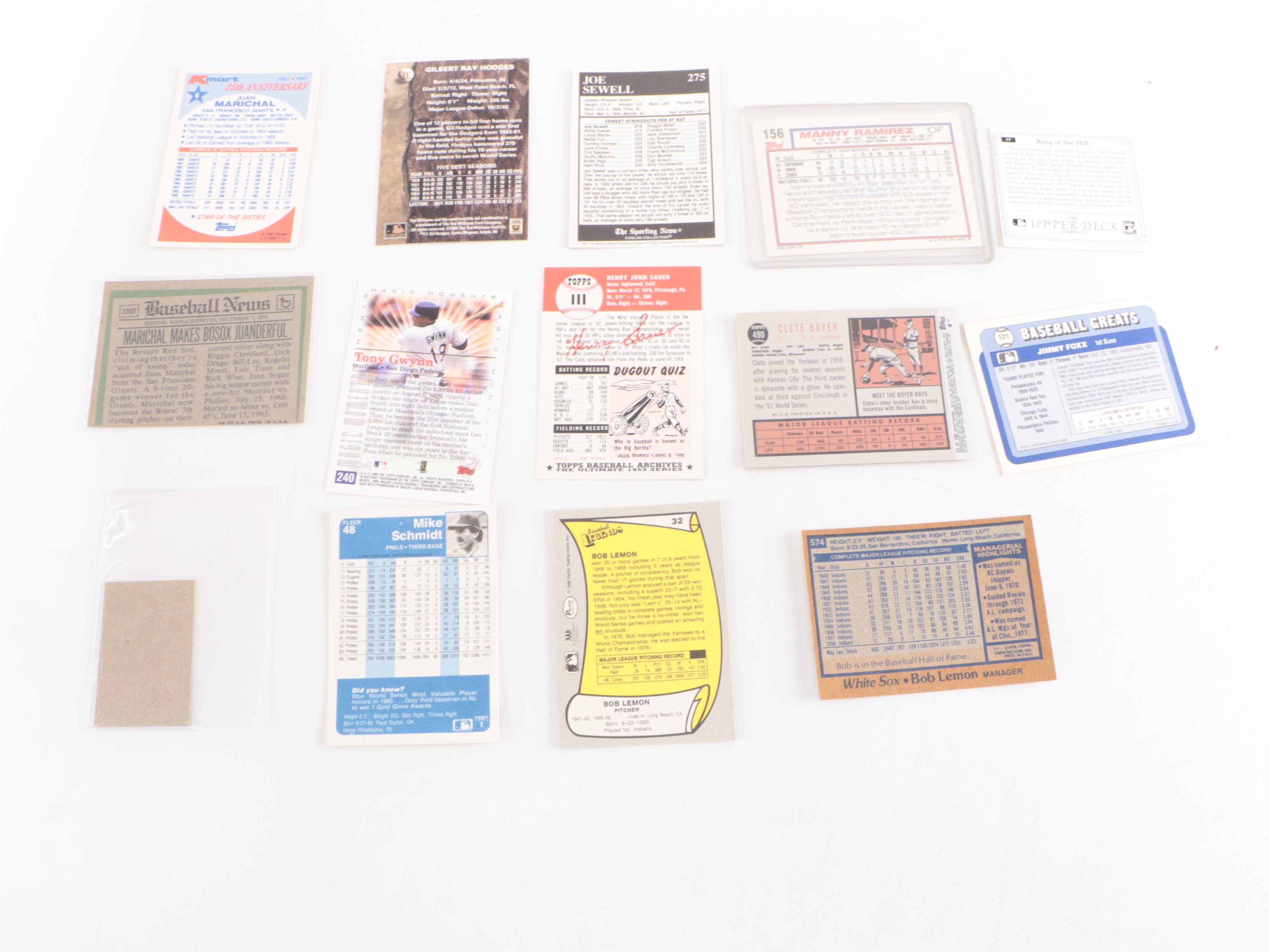 Topps, Other Baseball Cards With Rookies, HOFers, Sets, More, 1980s–2010s