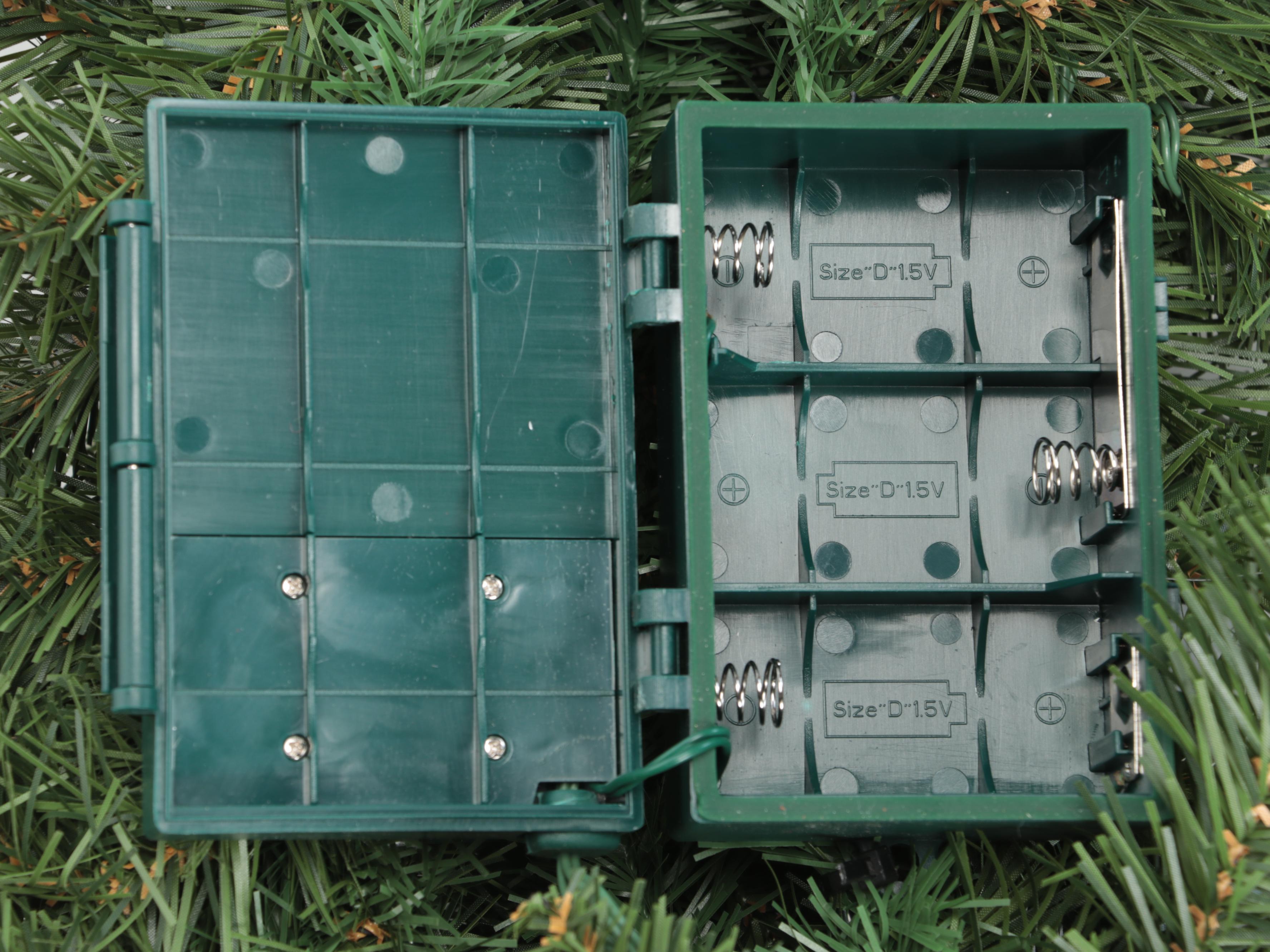 Wreaths with Faux Foliage and Pinecones