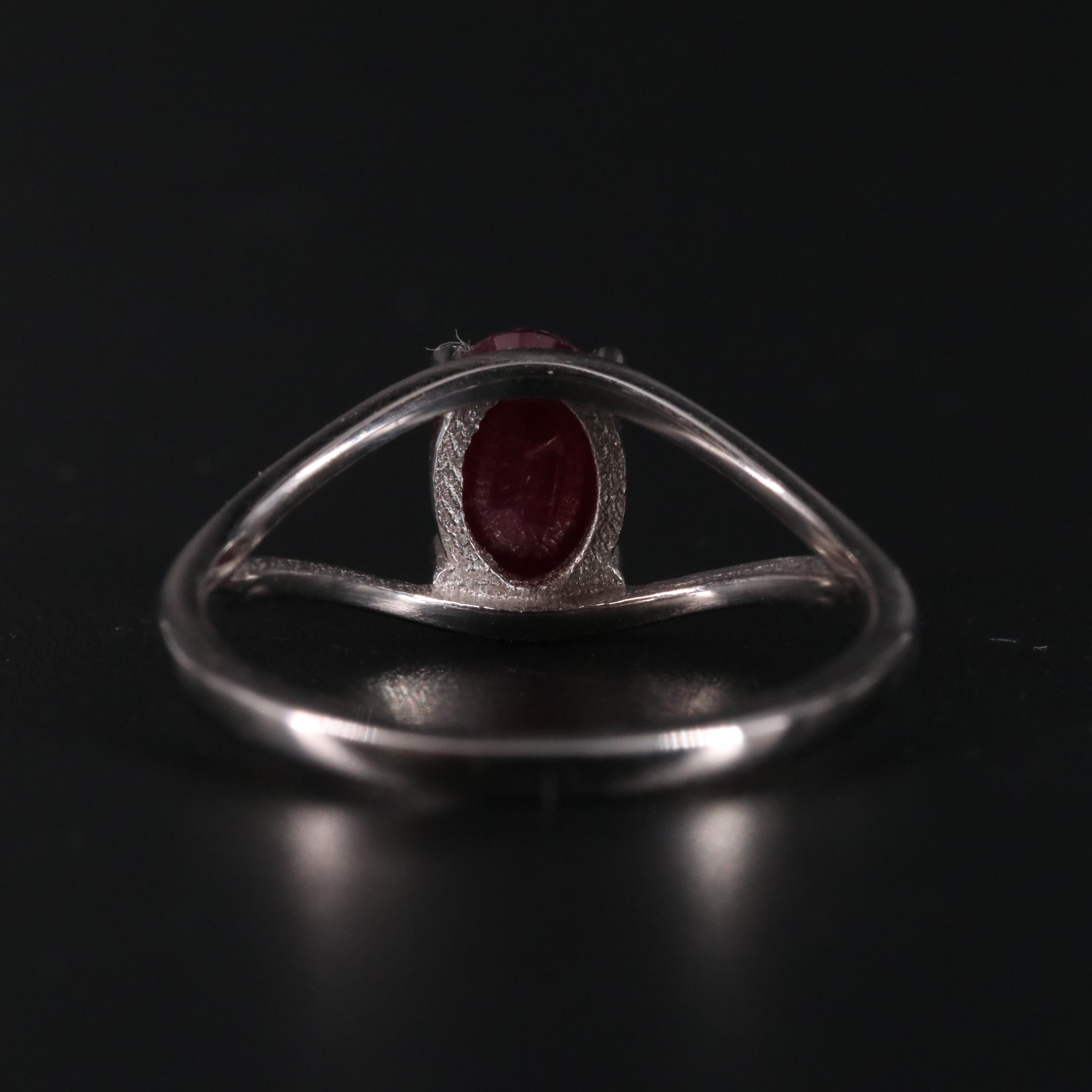 Sterling Ruby Ring