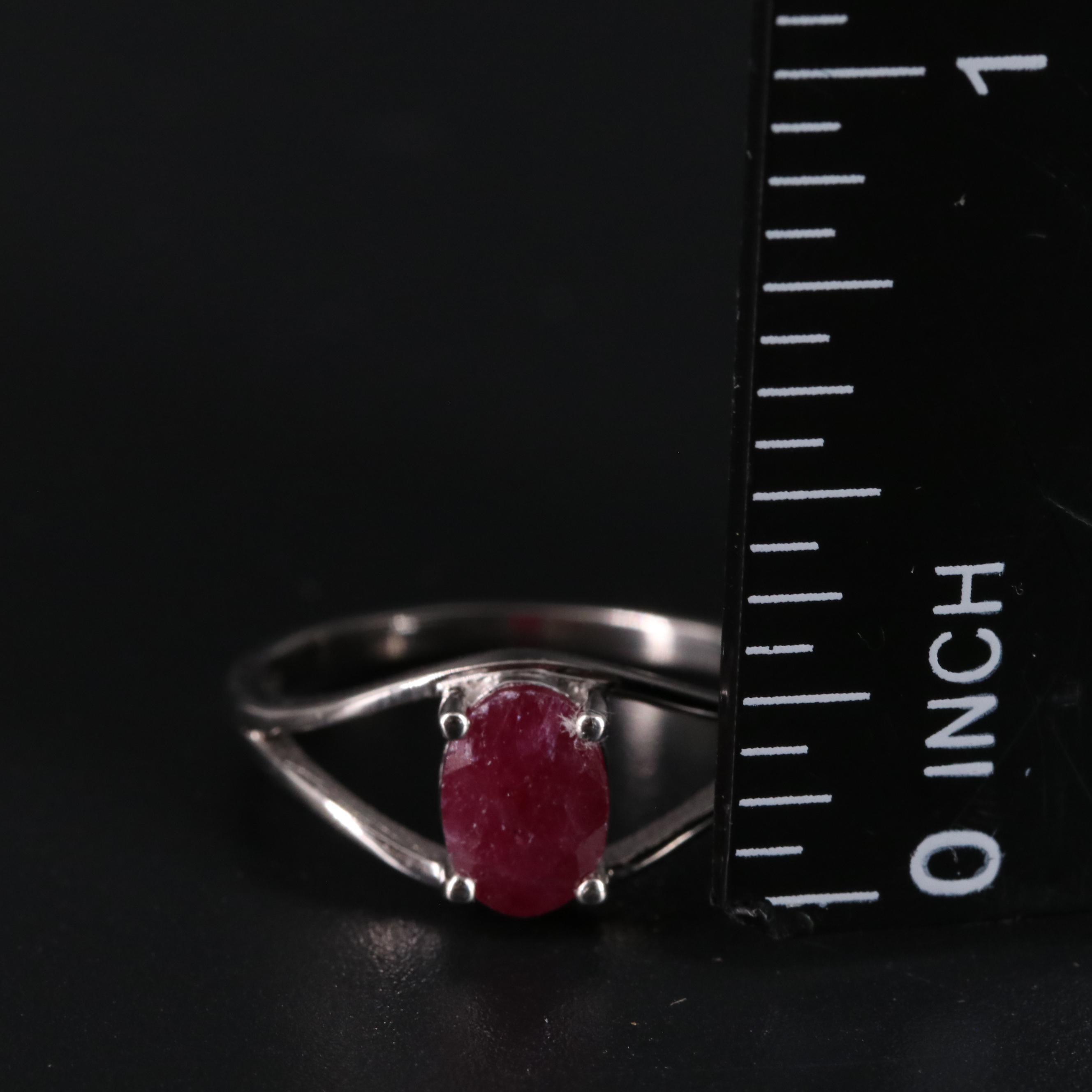 Sterling Ruby Ring