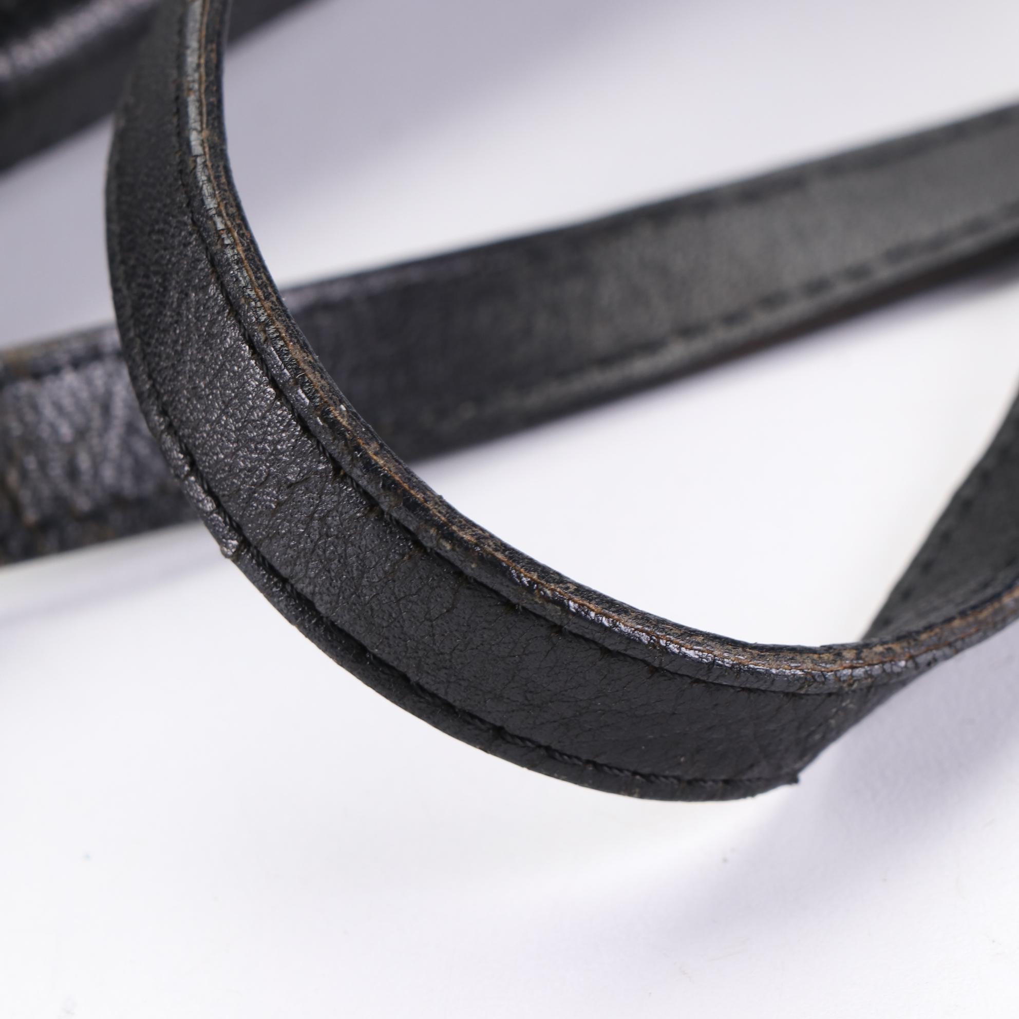 Burberrys Small Zip Crossbody Bag in Black Leather