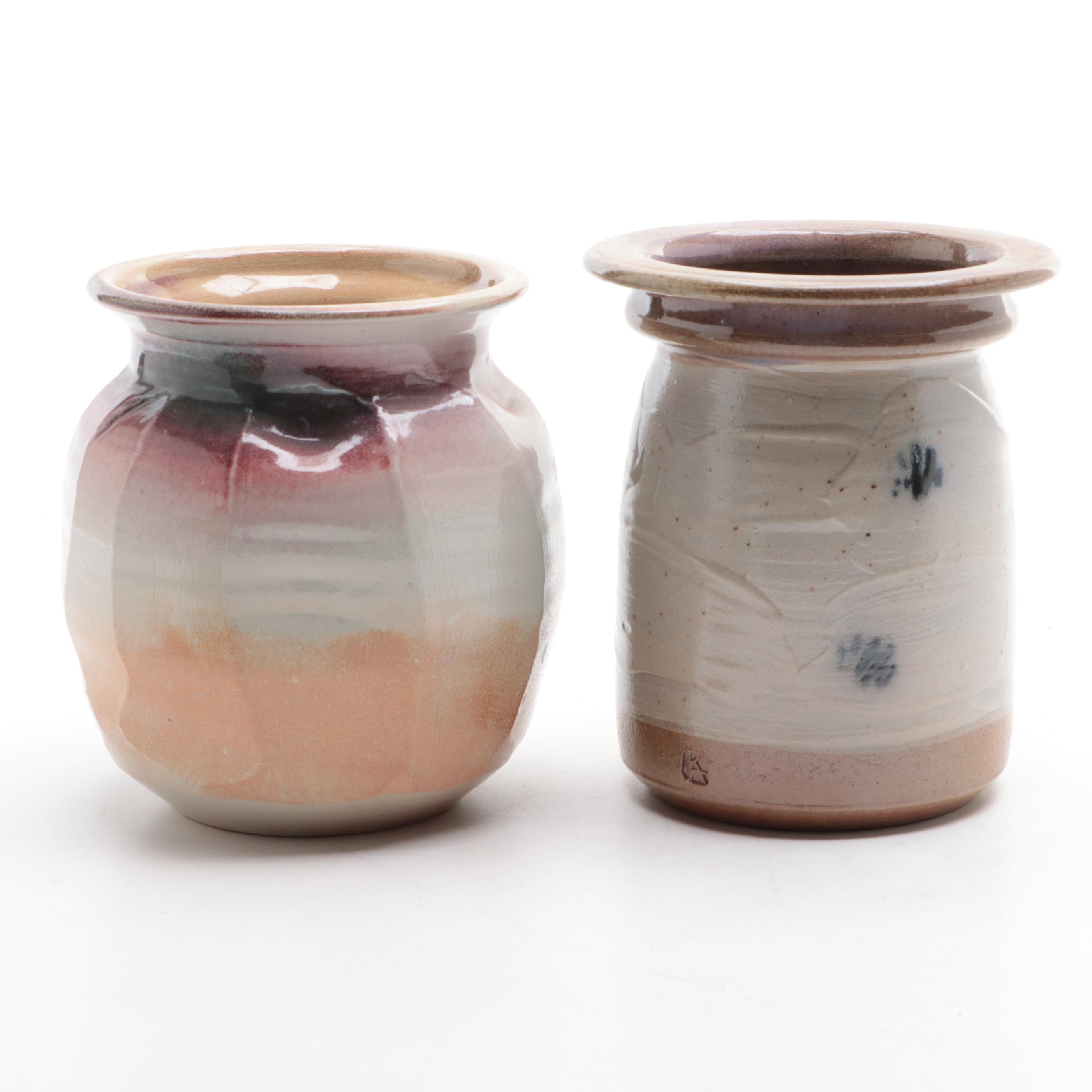 Three Pieces of KA Studio Pottery