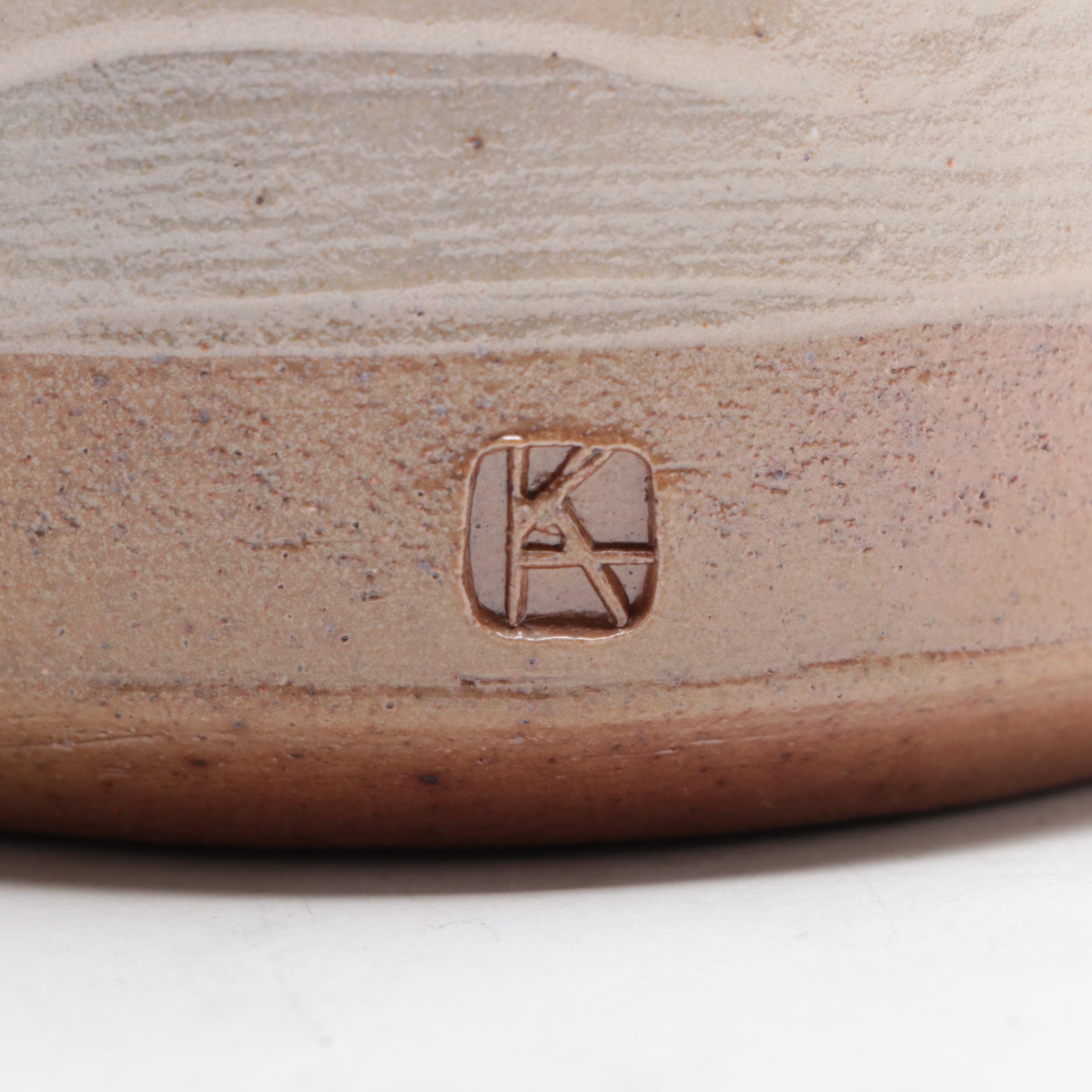 Three Pieces of KA Studio Pottery