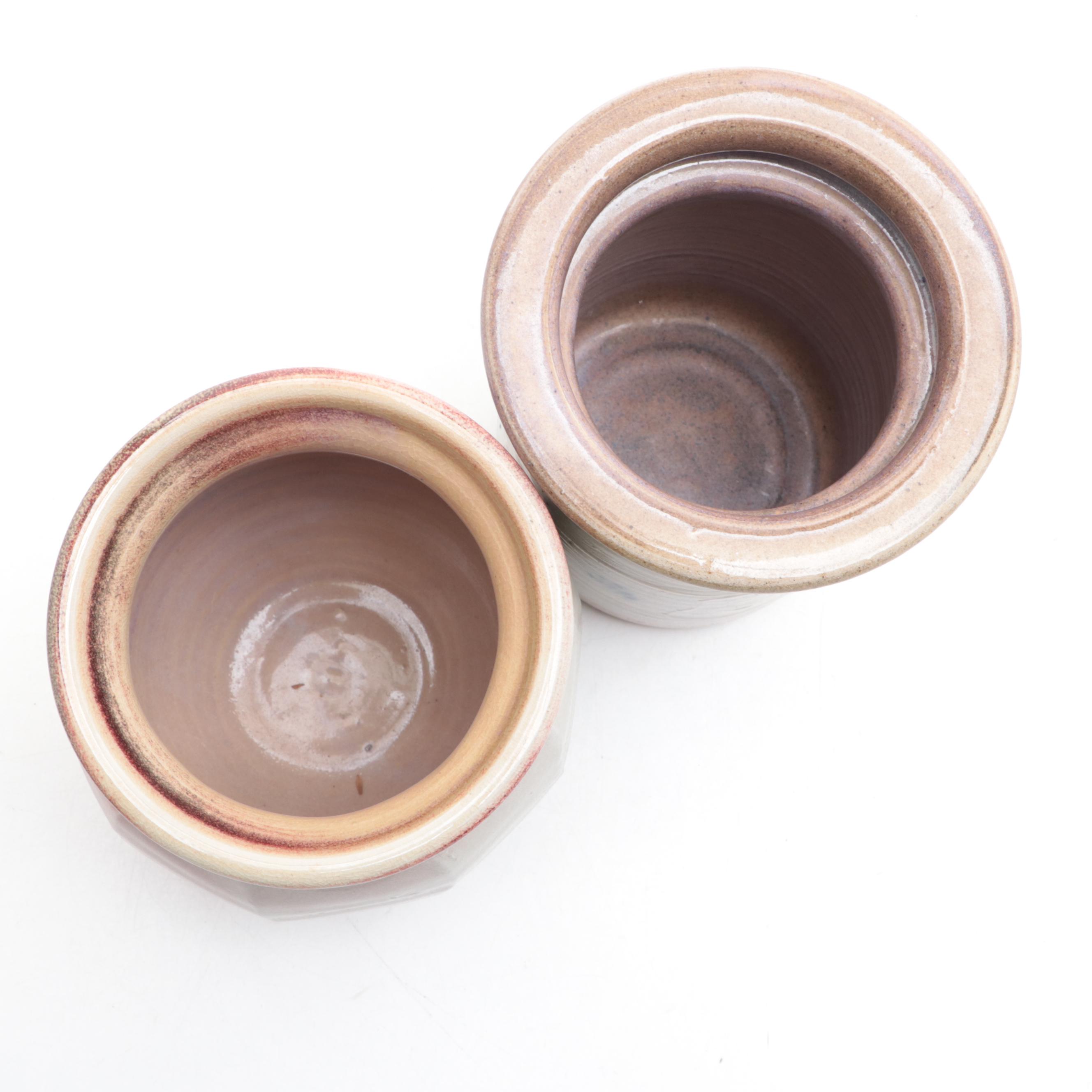 Three Pieces of KA Studio Pottery