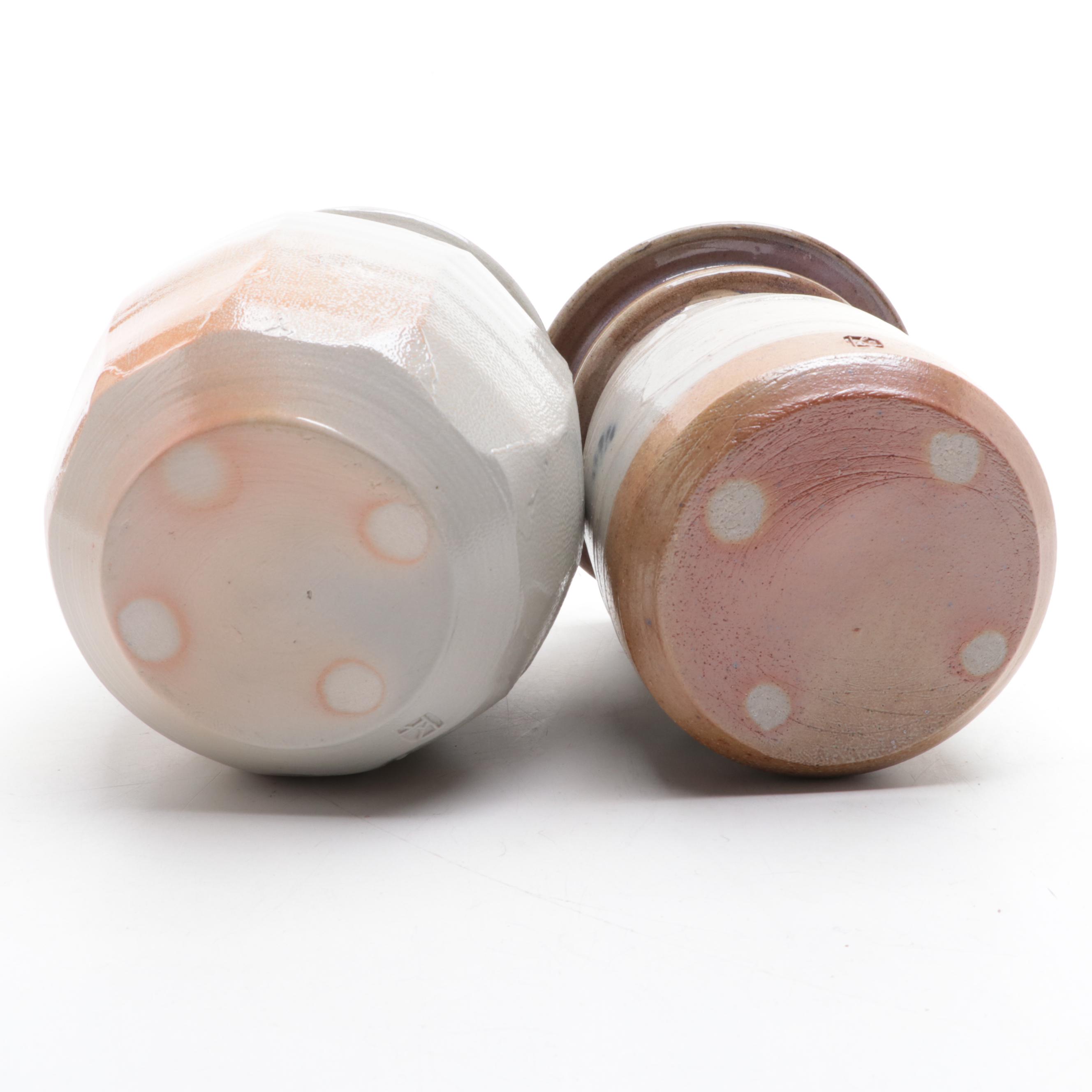 Three Pieces of KA Studio Pottery