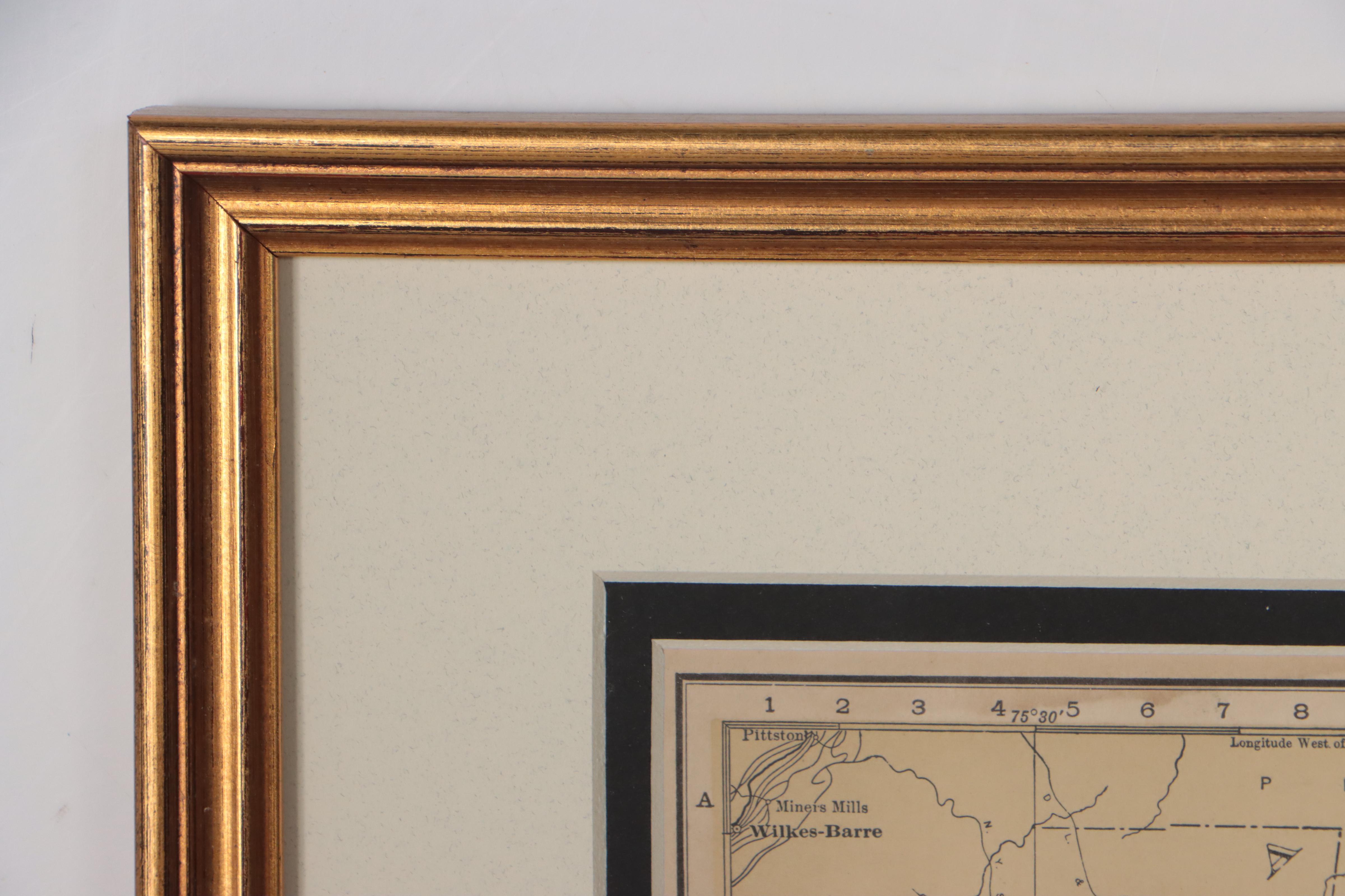 Rand McNally & Co. Wax Engraving Map of New Jersey, Circa 1898