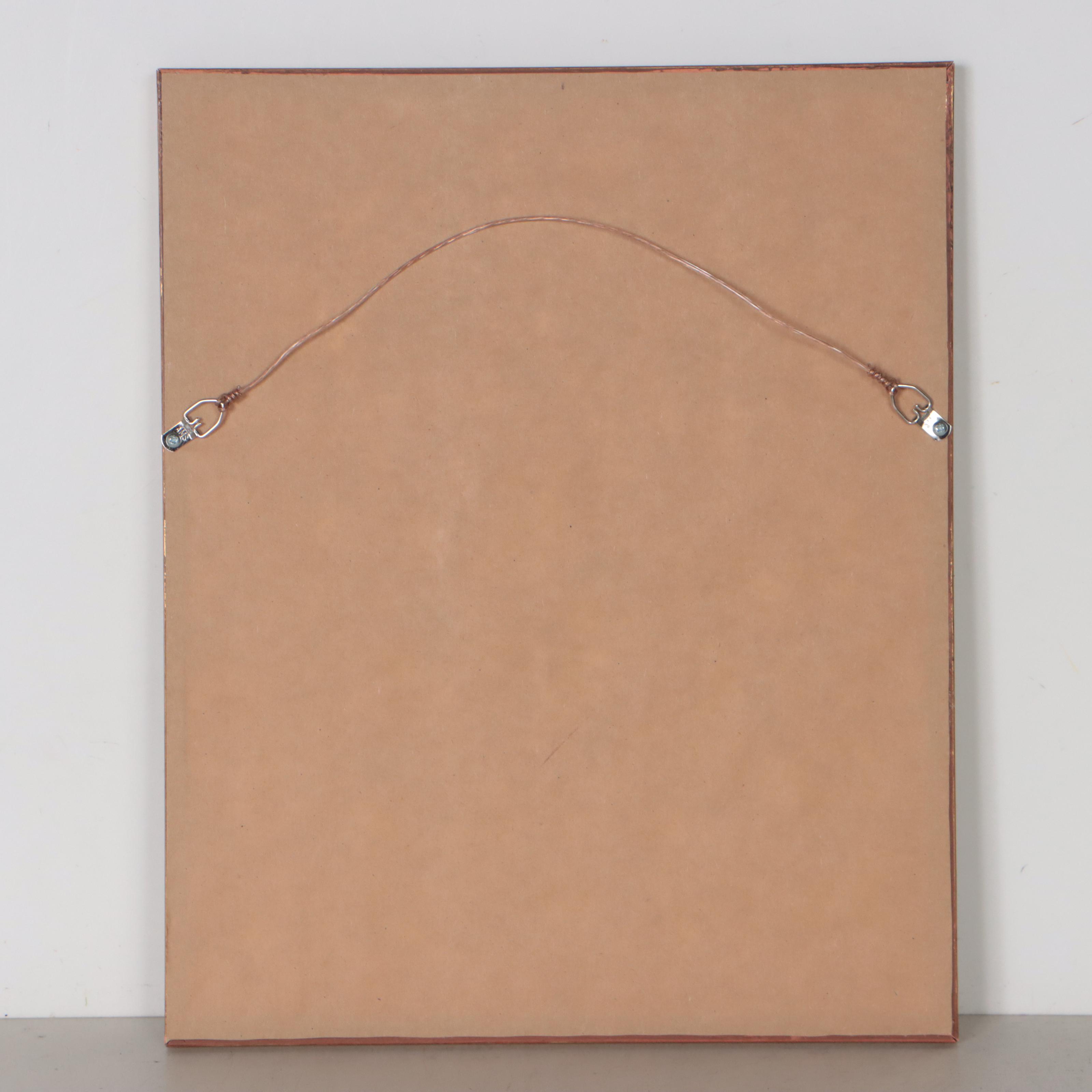 Rand McNally & Co. Wax Engraving Map of New Jersey, Circa 1898