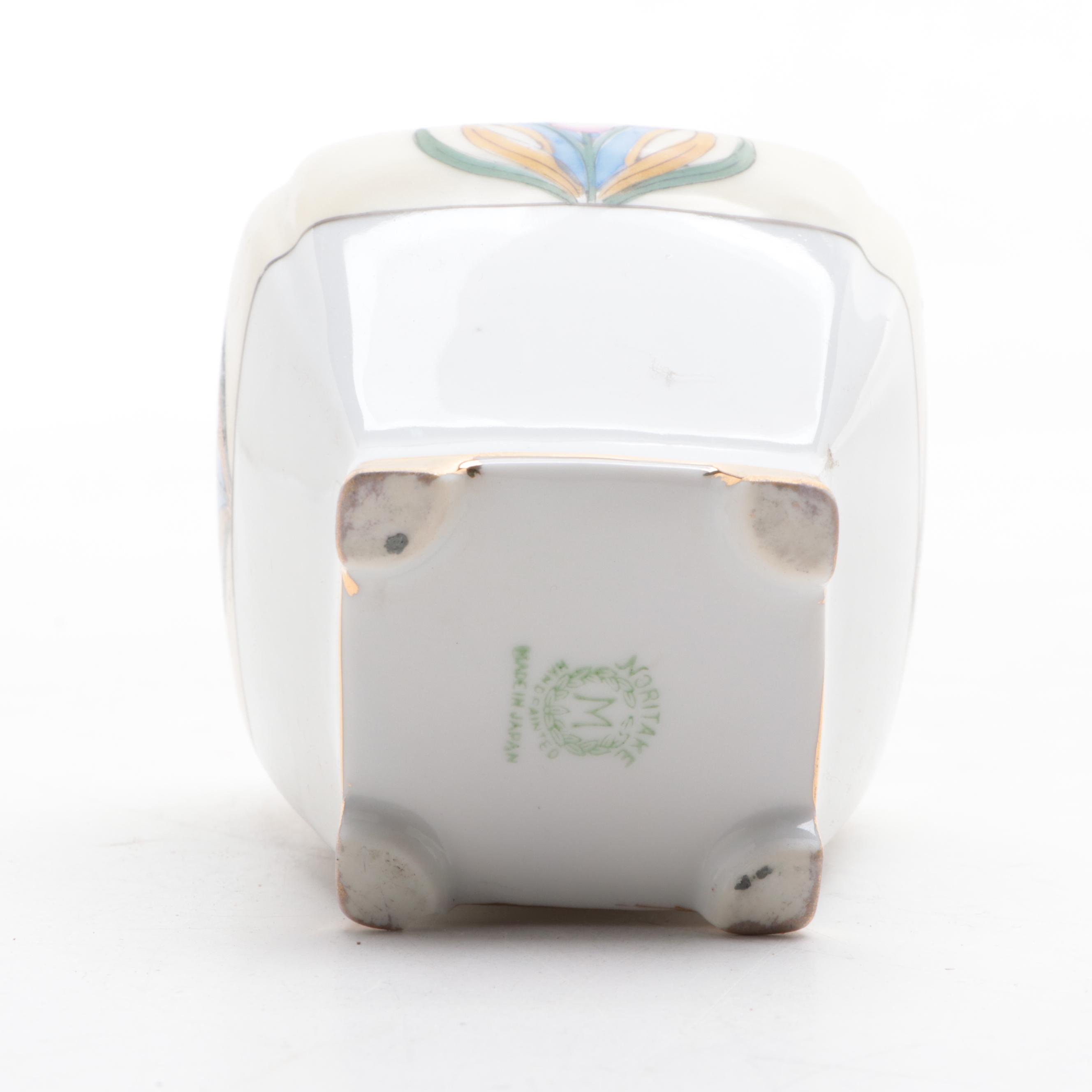 Nippon Hand-Painted Vases