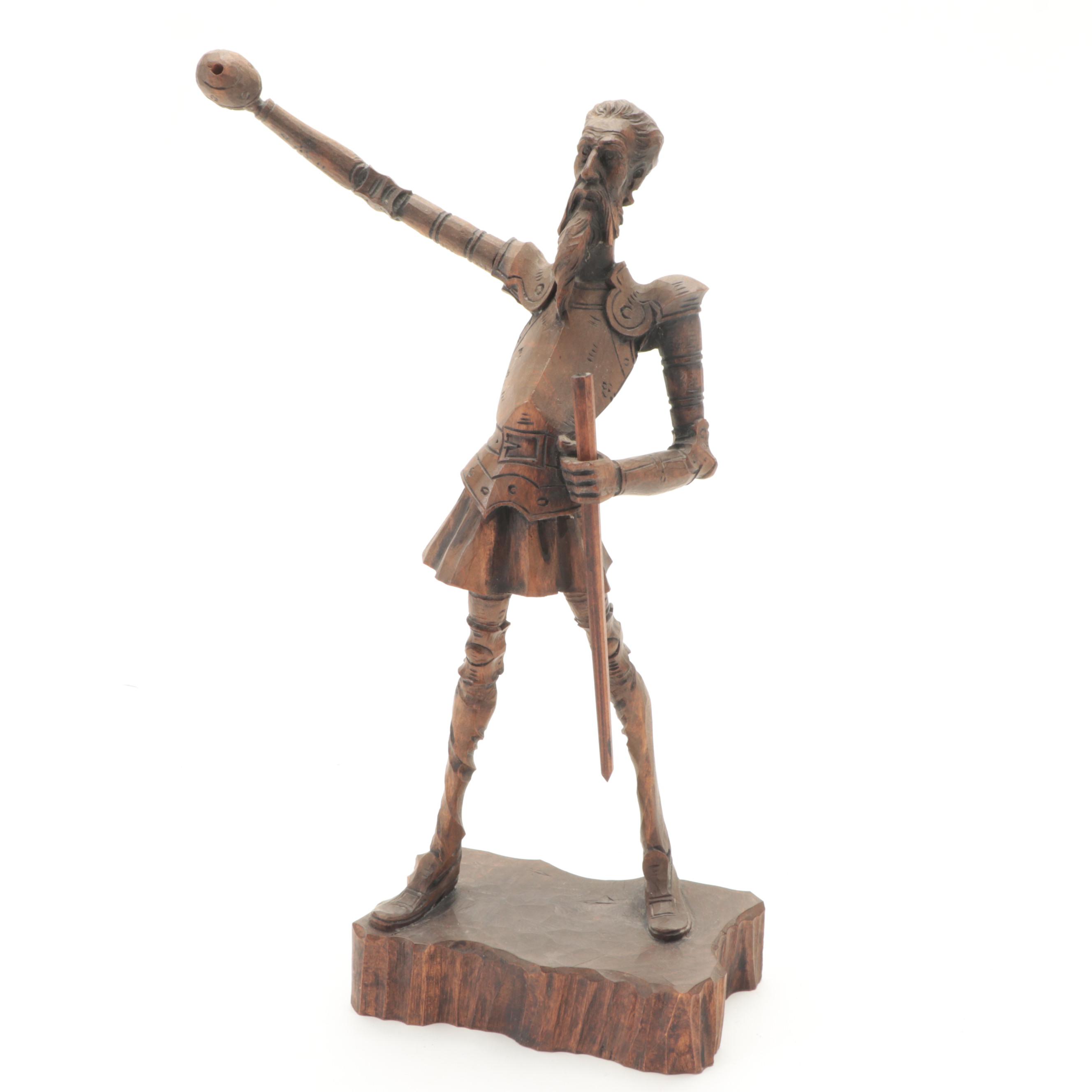 Ouro Artesania Spanish Carved Don Quixote