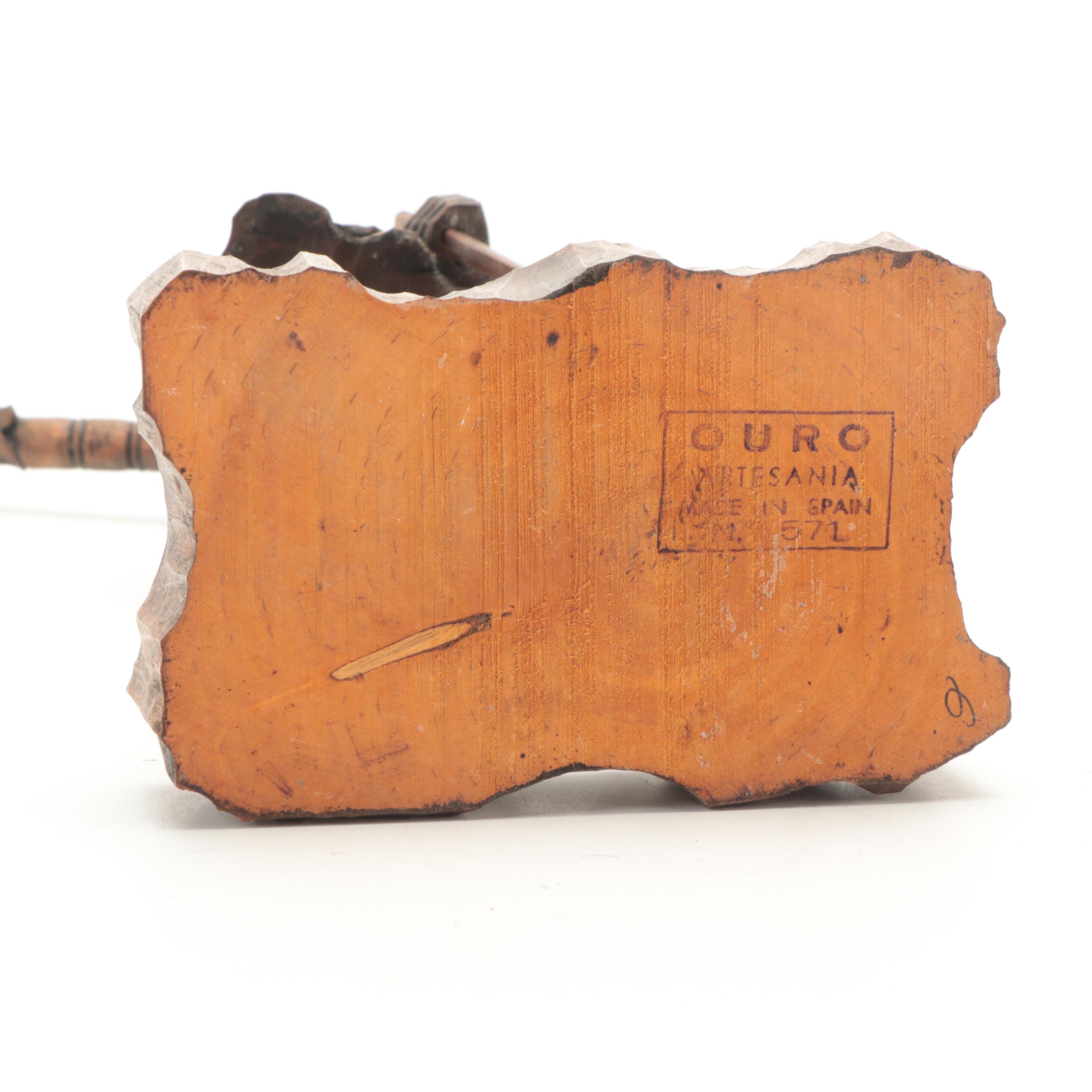 Ouro Artesania Spanish Carved Don Quixote