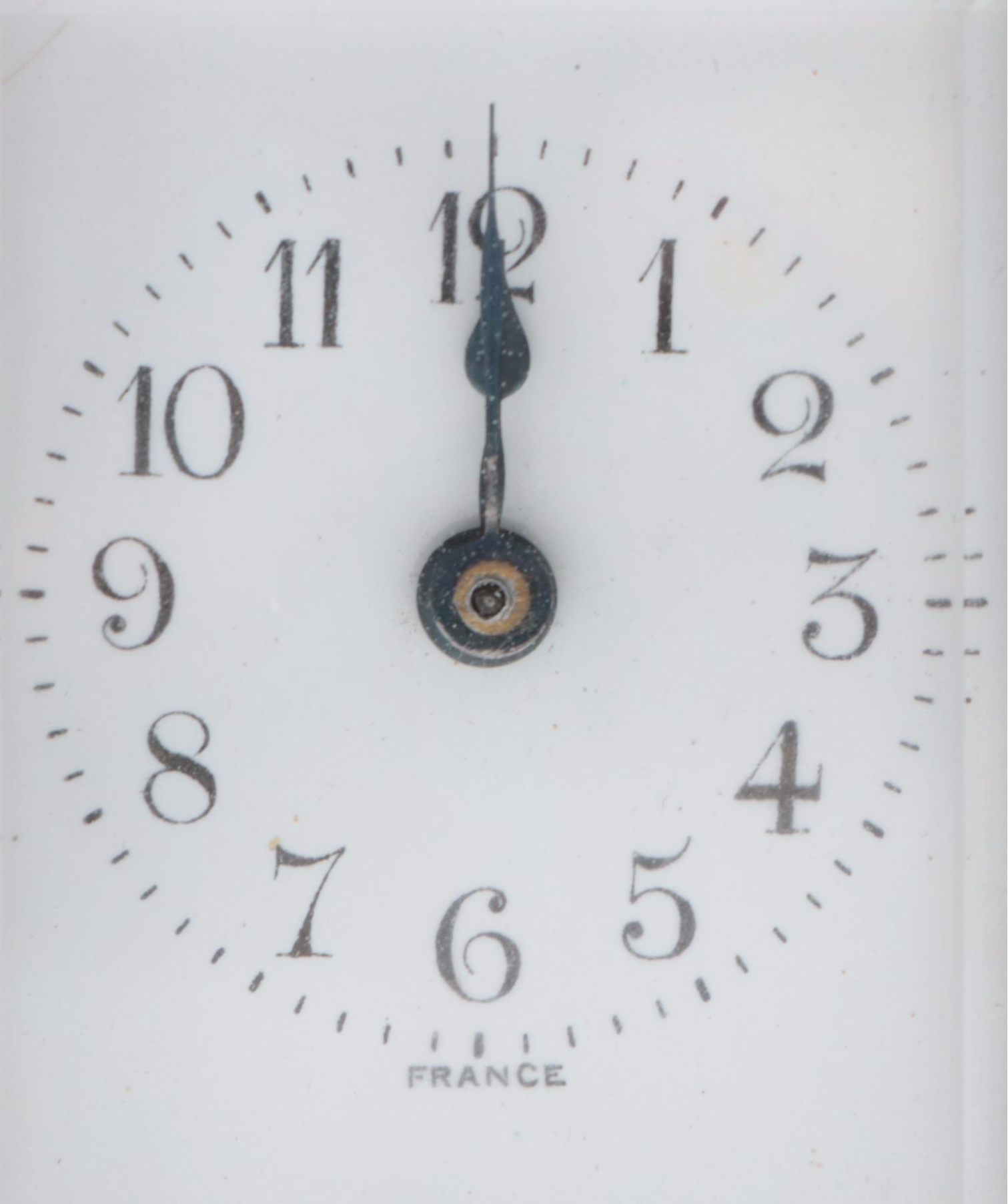 French Brass Miniature Carriage Clock, Early to Mid-20th Century