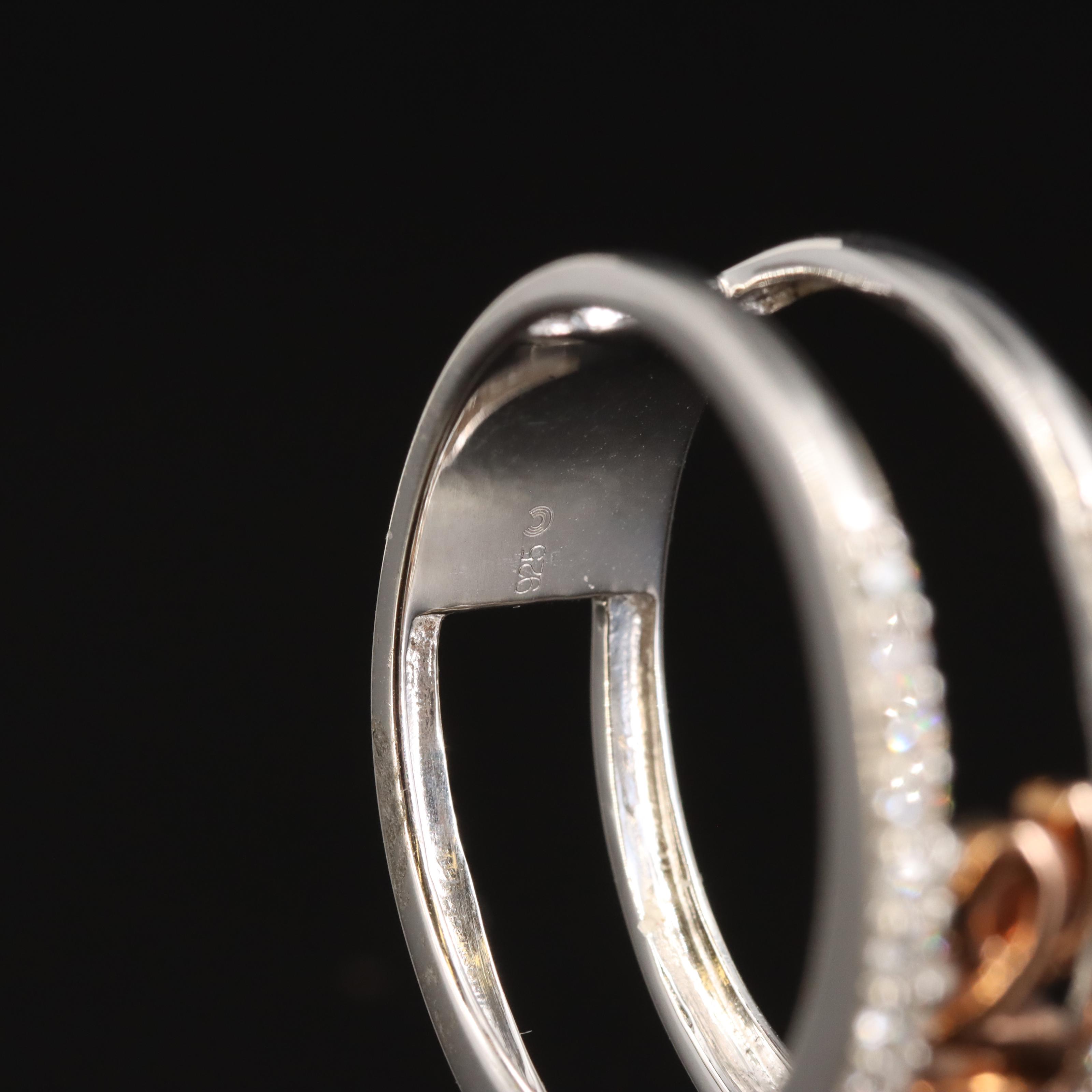 Sterling Diamond "Love" Band