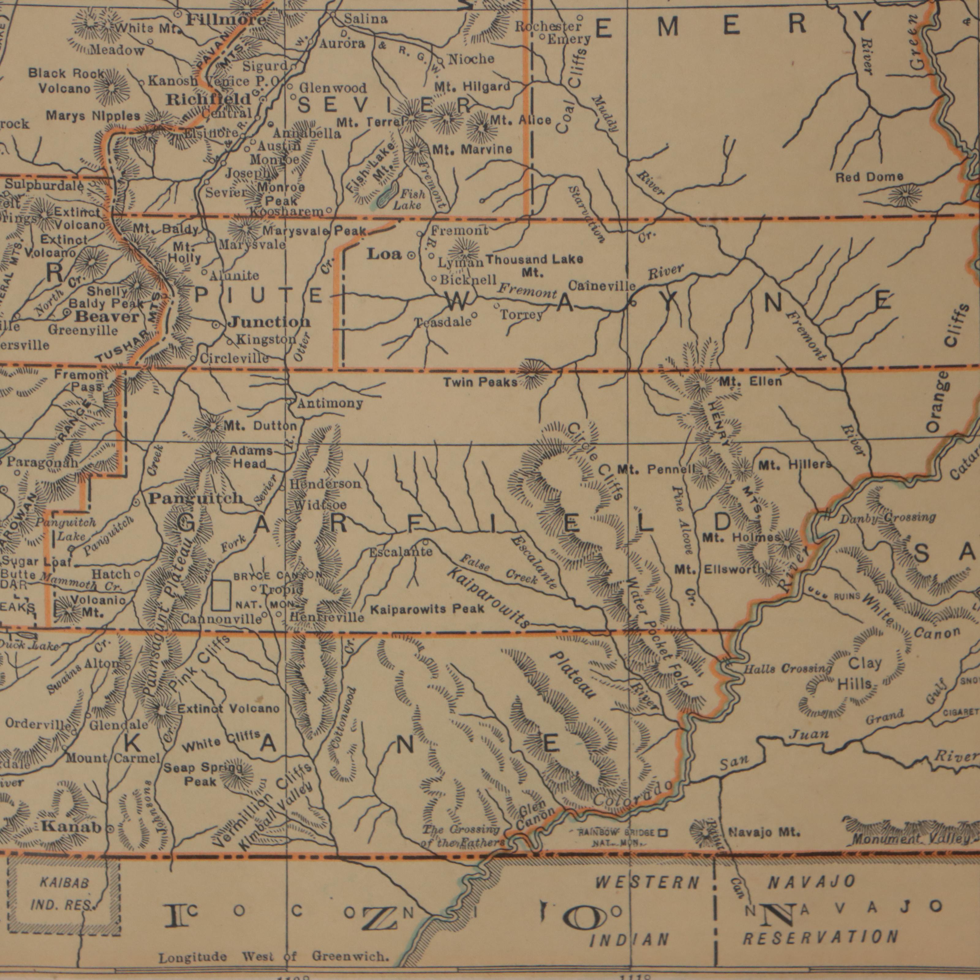 Rand McNally & Co. Wax Engraving Map of Utah, Circa 1898