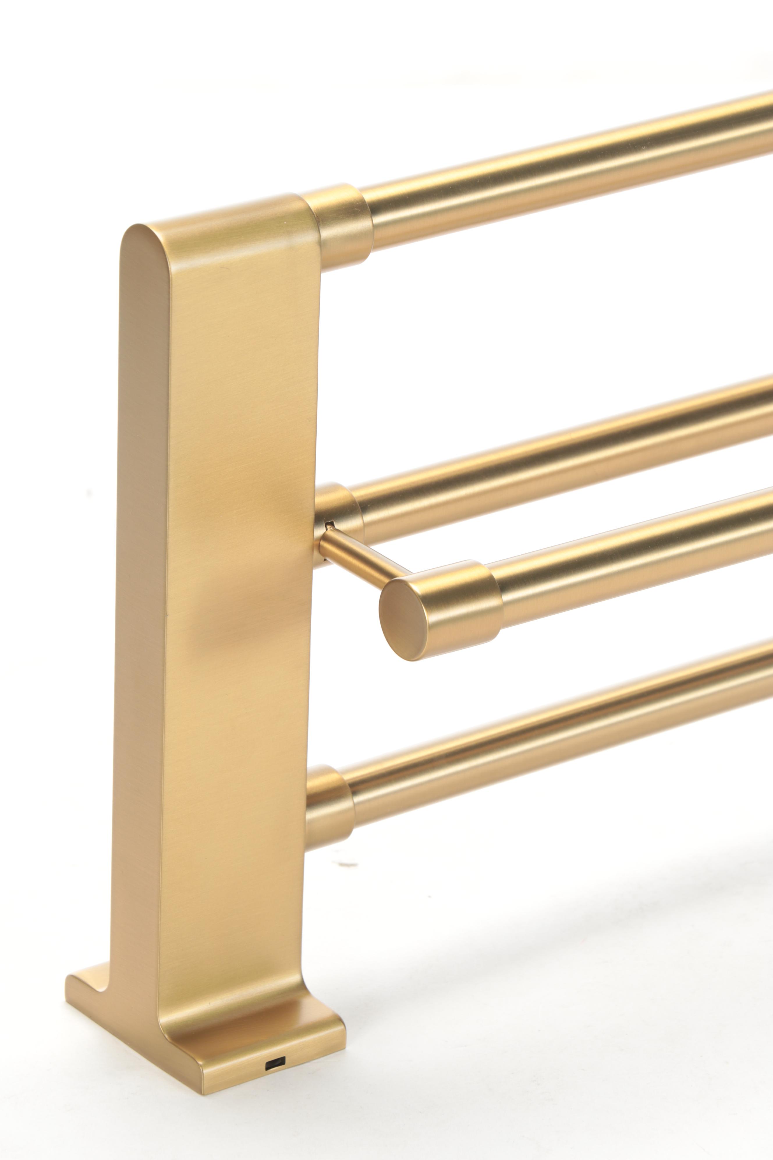 Threshold Brass Finish Modern Towel Racks