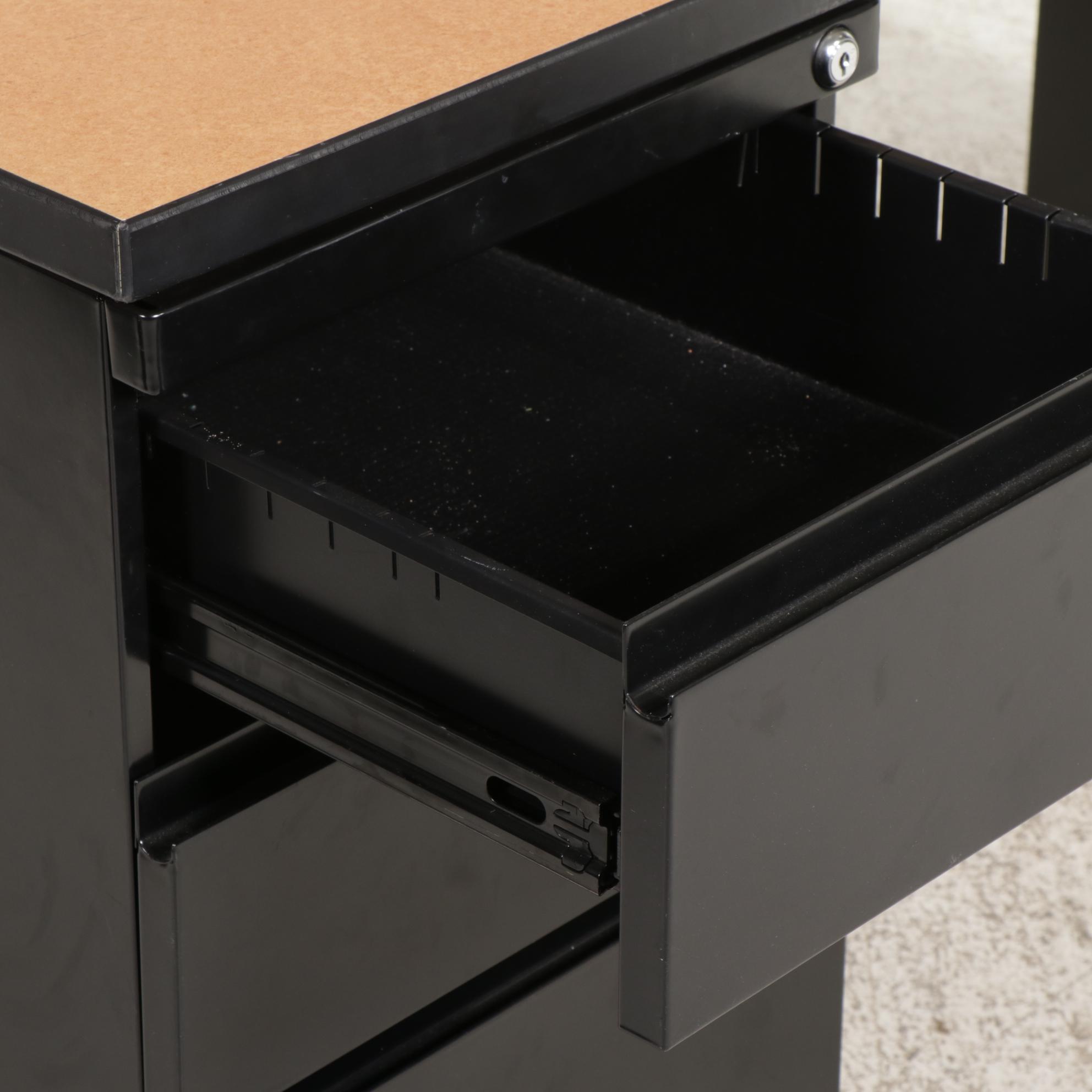 Metal Office Desk, Late 20th Century