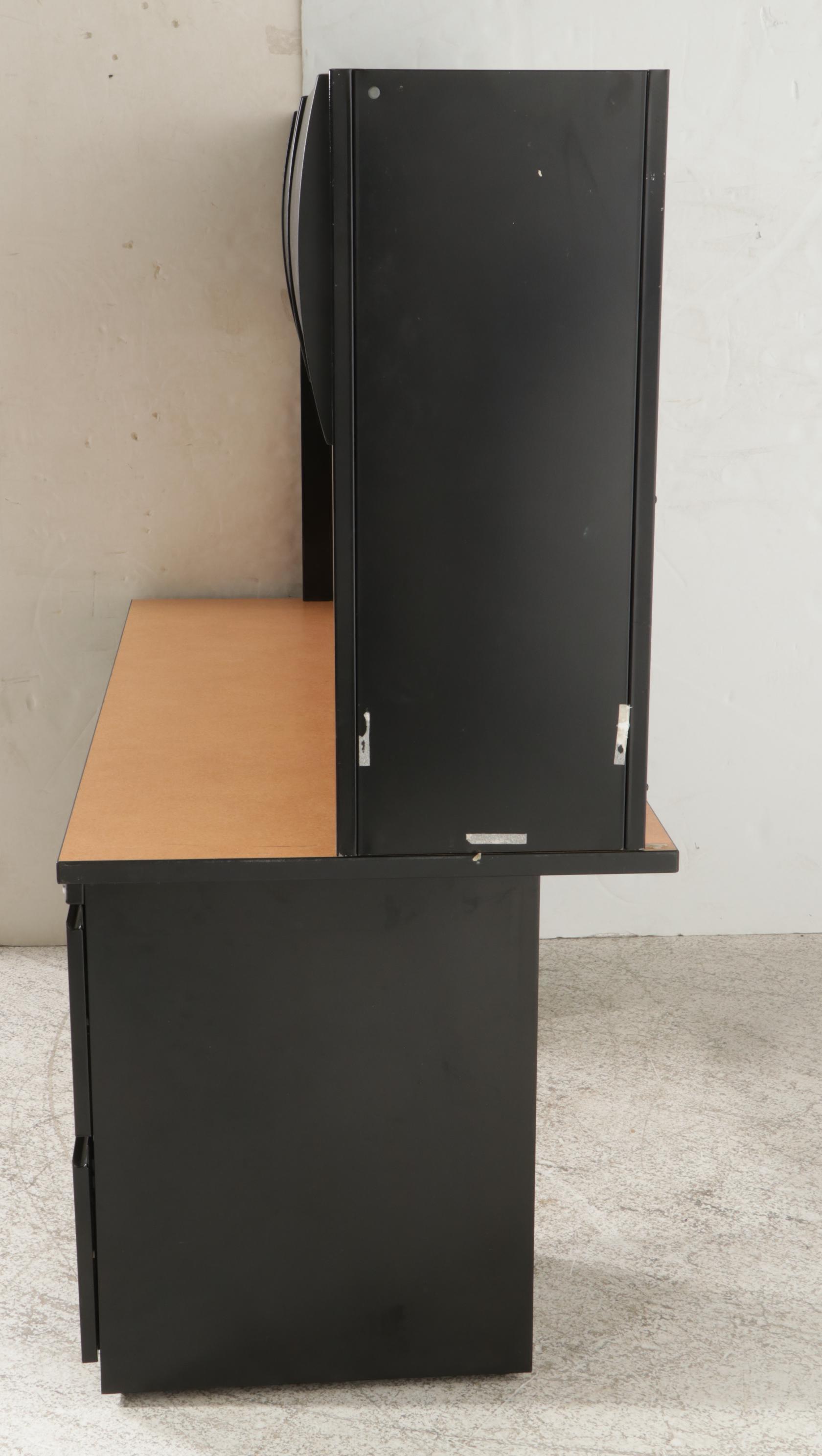 Metal Office Desk, Late 20th Century