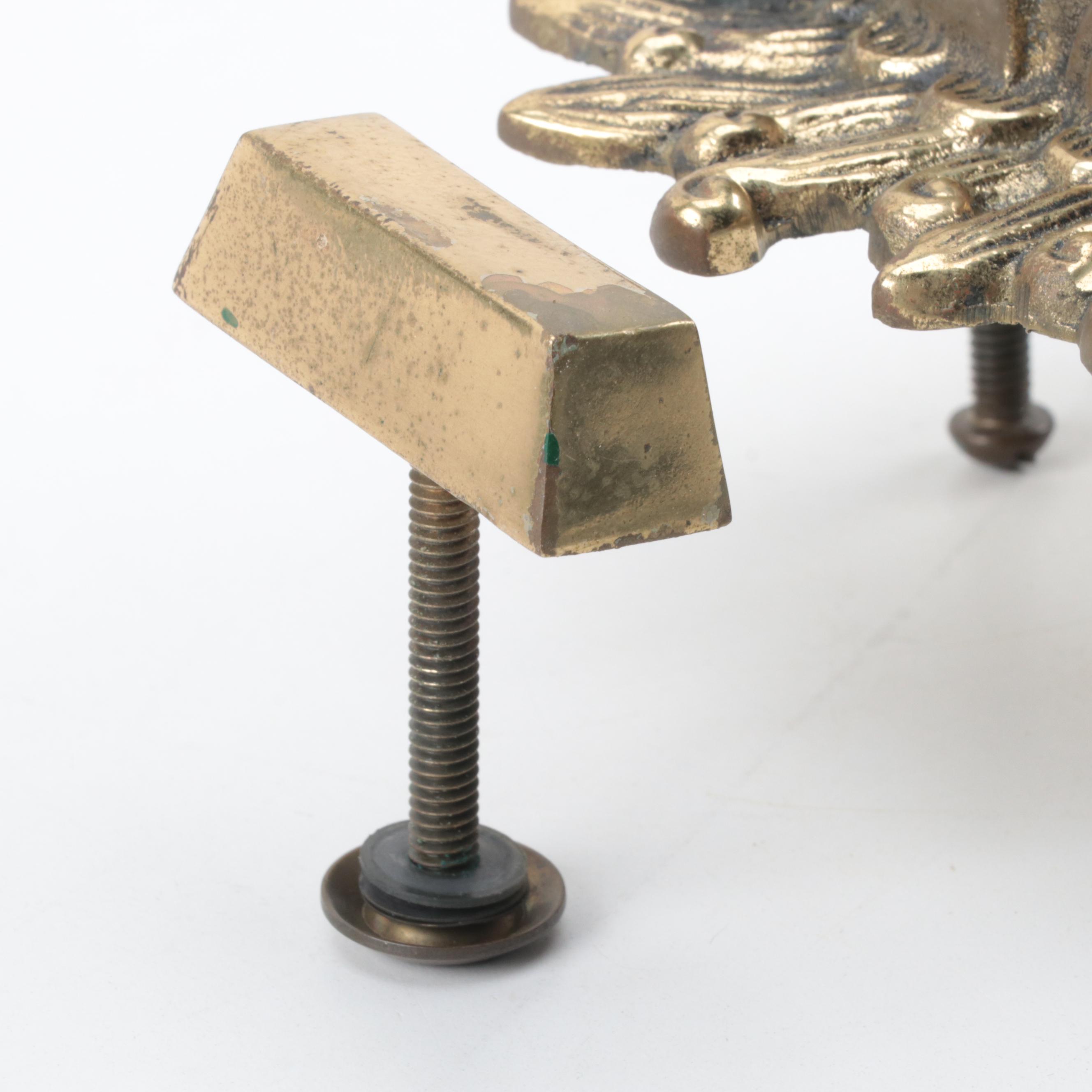 Durham Cathedral Brass Replica Lion's Head Sanctuary Door Knocker