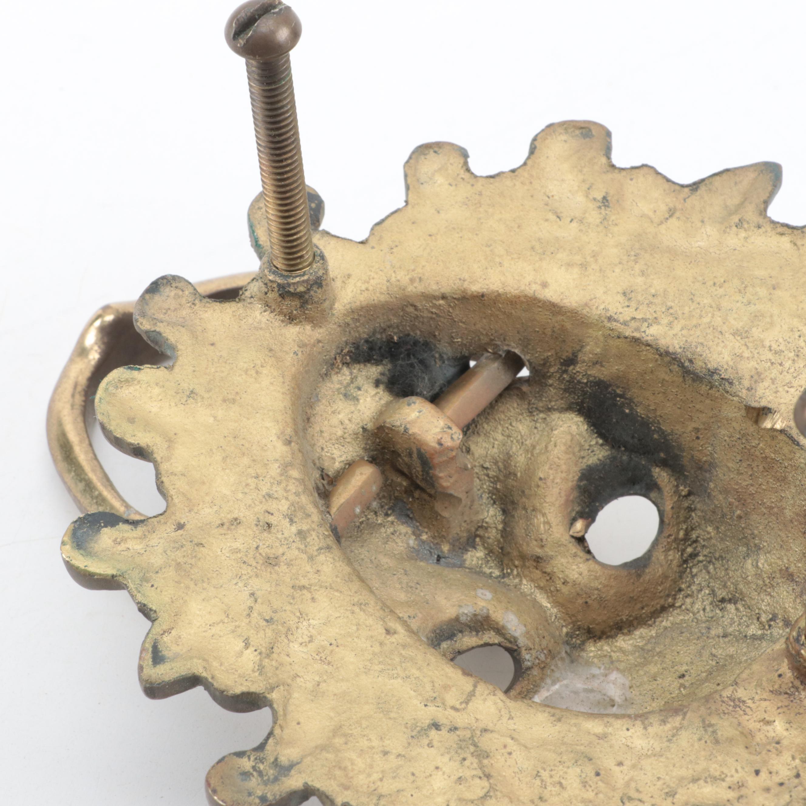 Durham Cathedral Brass Replica Lion's Head Sanctuary Door Knocker