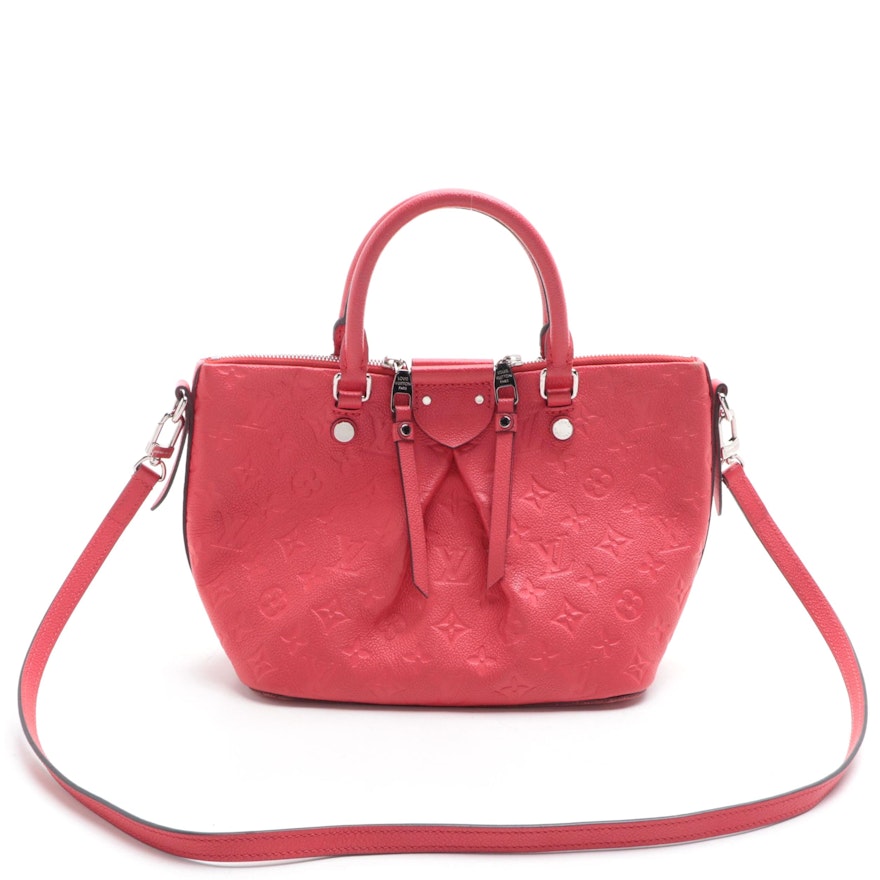 Louis Vuitton Mazarine PM in Cherry Monogram Empreinte Leather