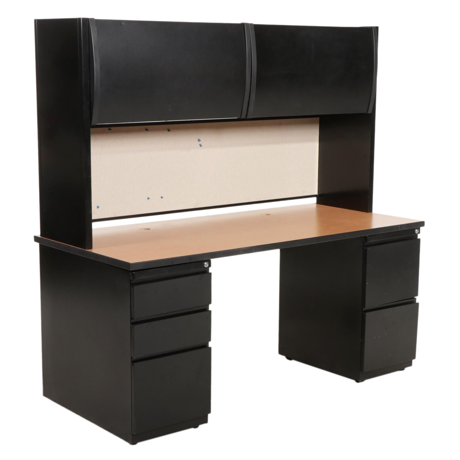 Metal Office Desk, Late 20th Century