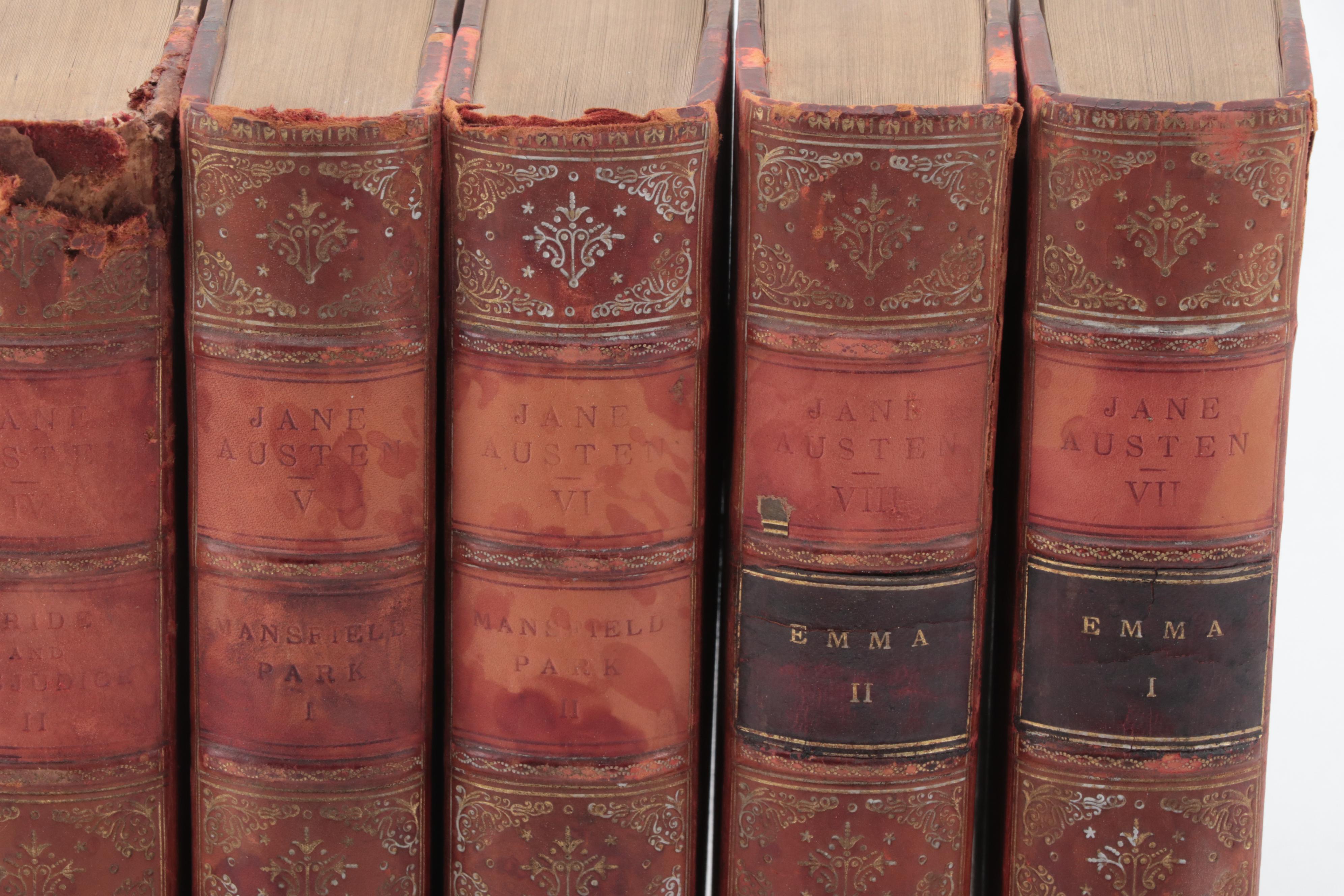 "The Novels of Jane Austen" Complete Ten-Volume Set, 1905