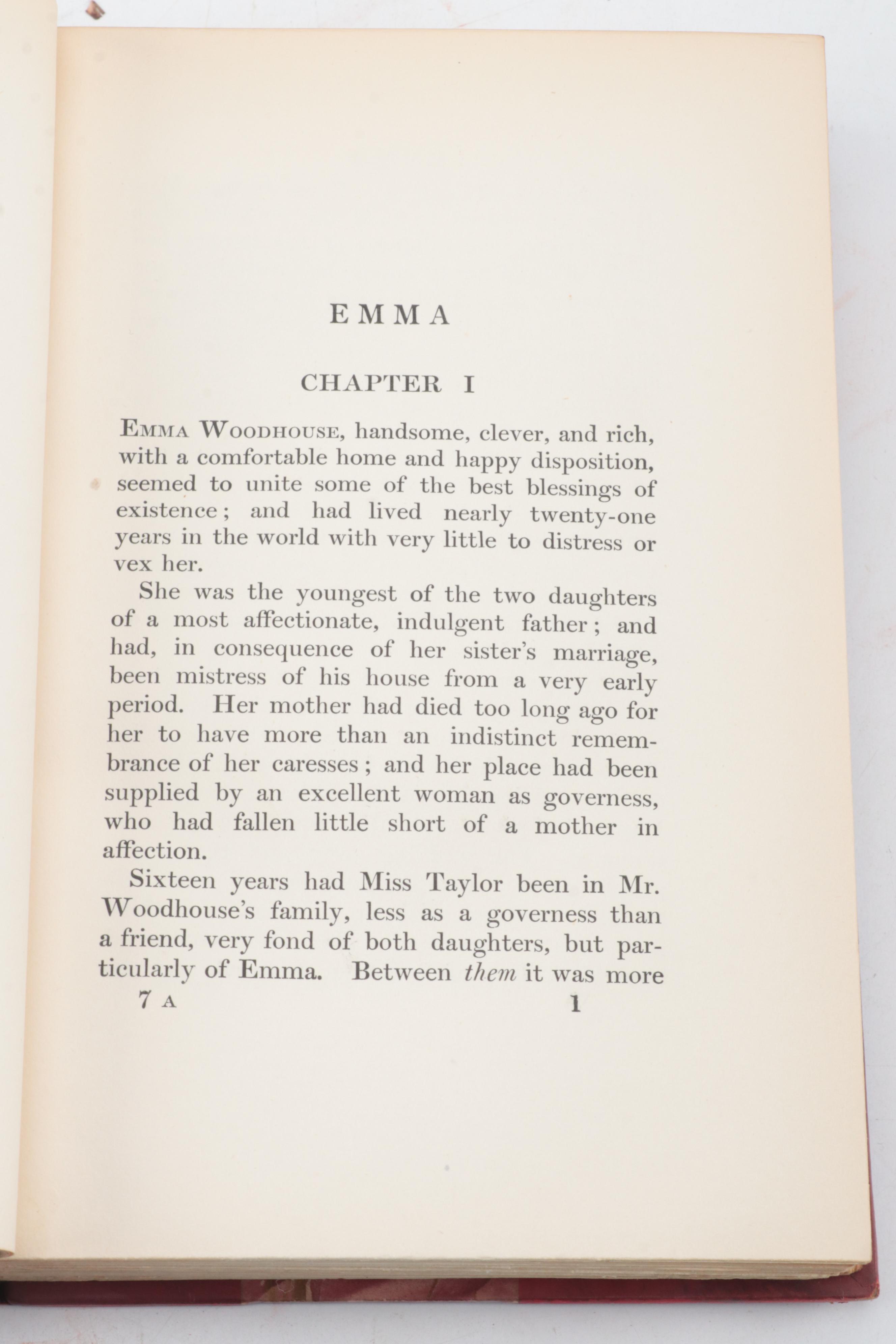 "The Novels of Jane Austen" Complete Ten-Volume Set, 1905