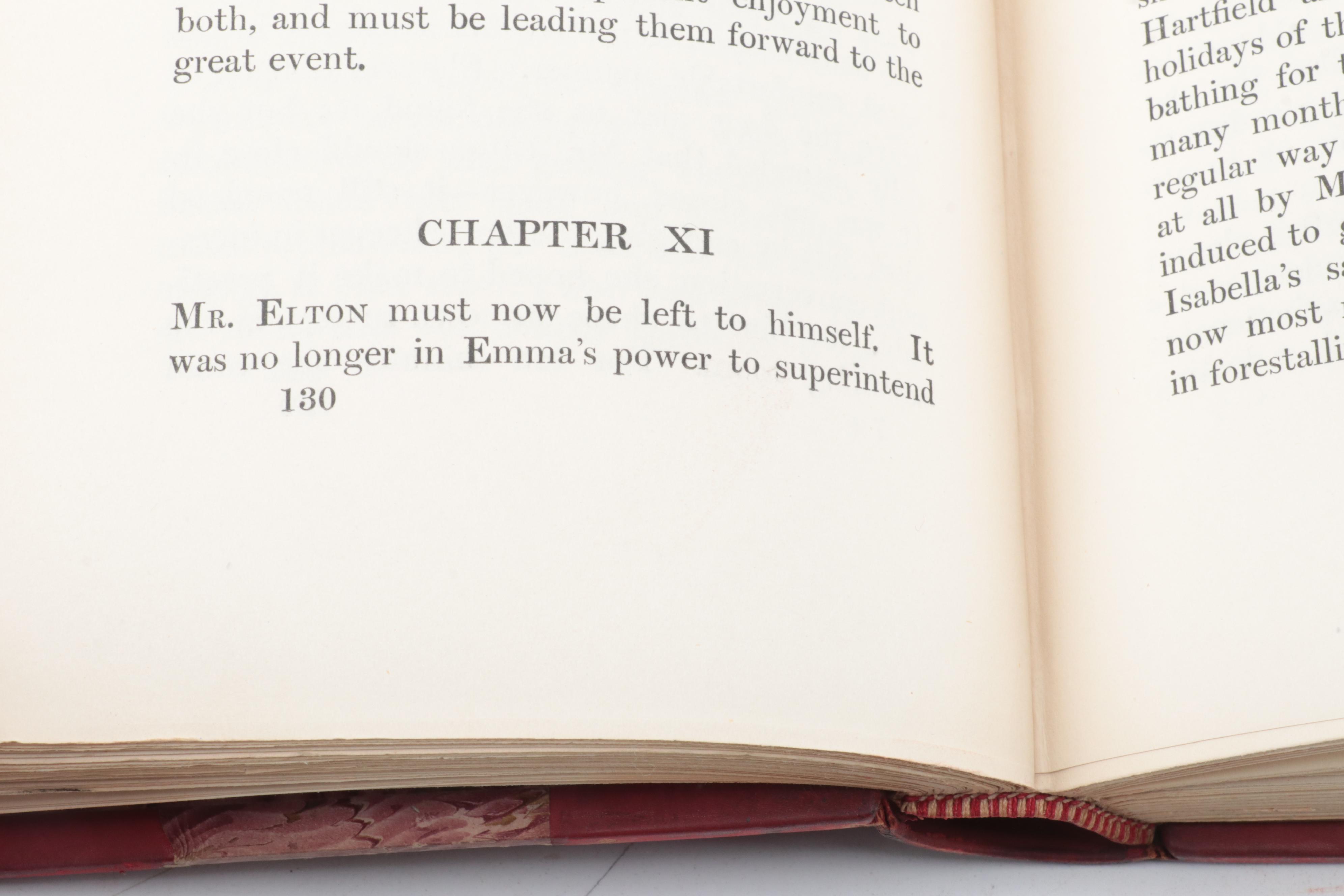 "The Novels of Jane Austen" Complete Ten-Volume Set, 1905