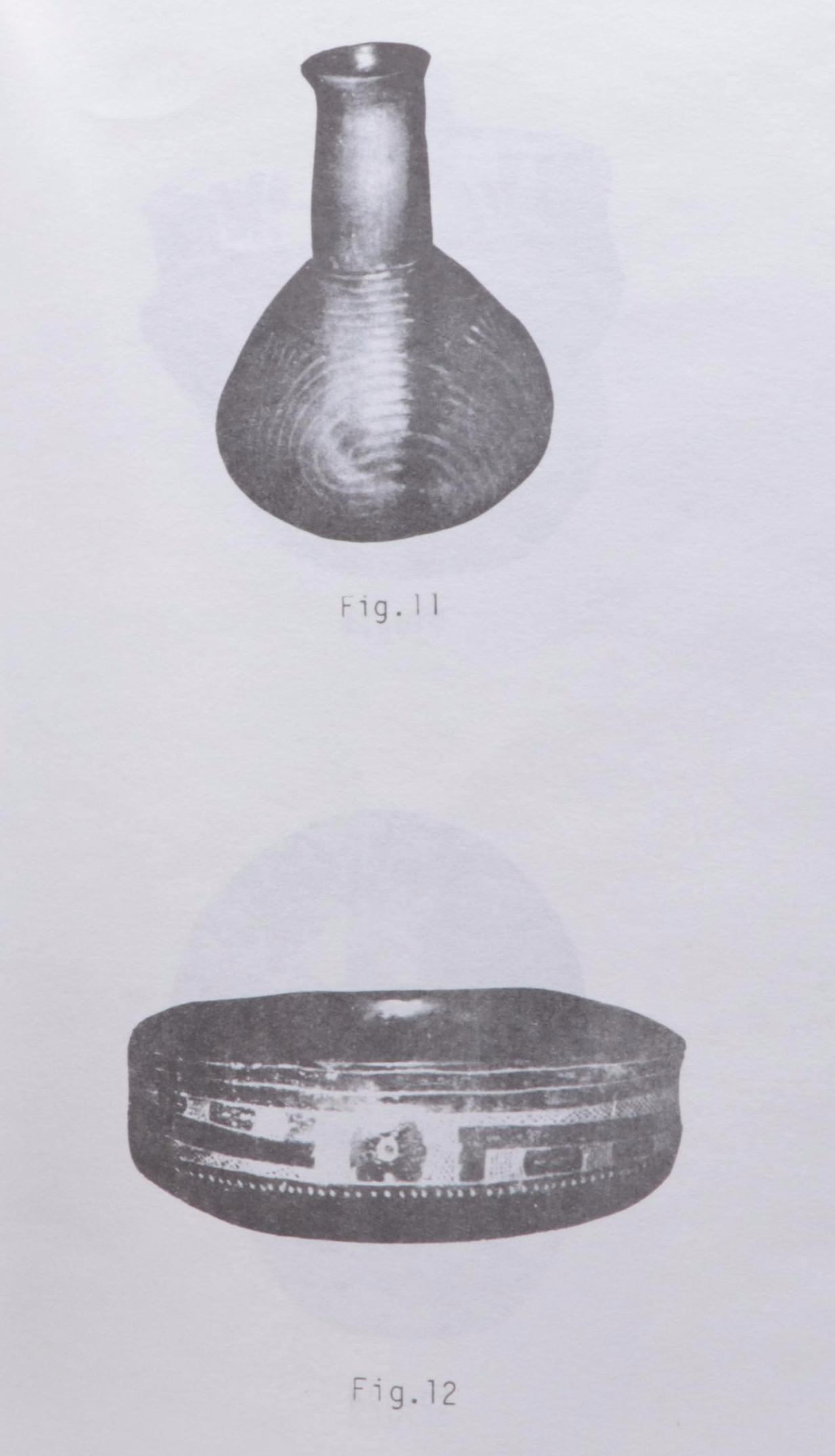 Quapaw Earthenware Swirl Design Water Vessel