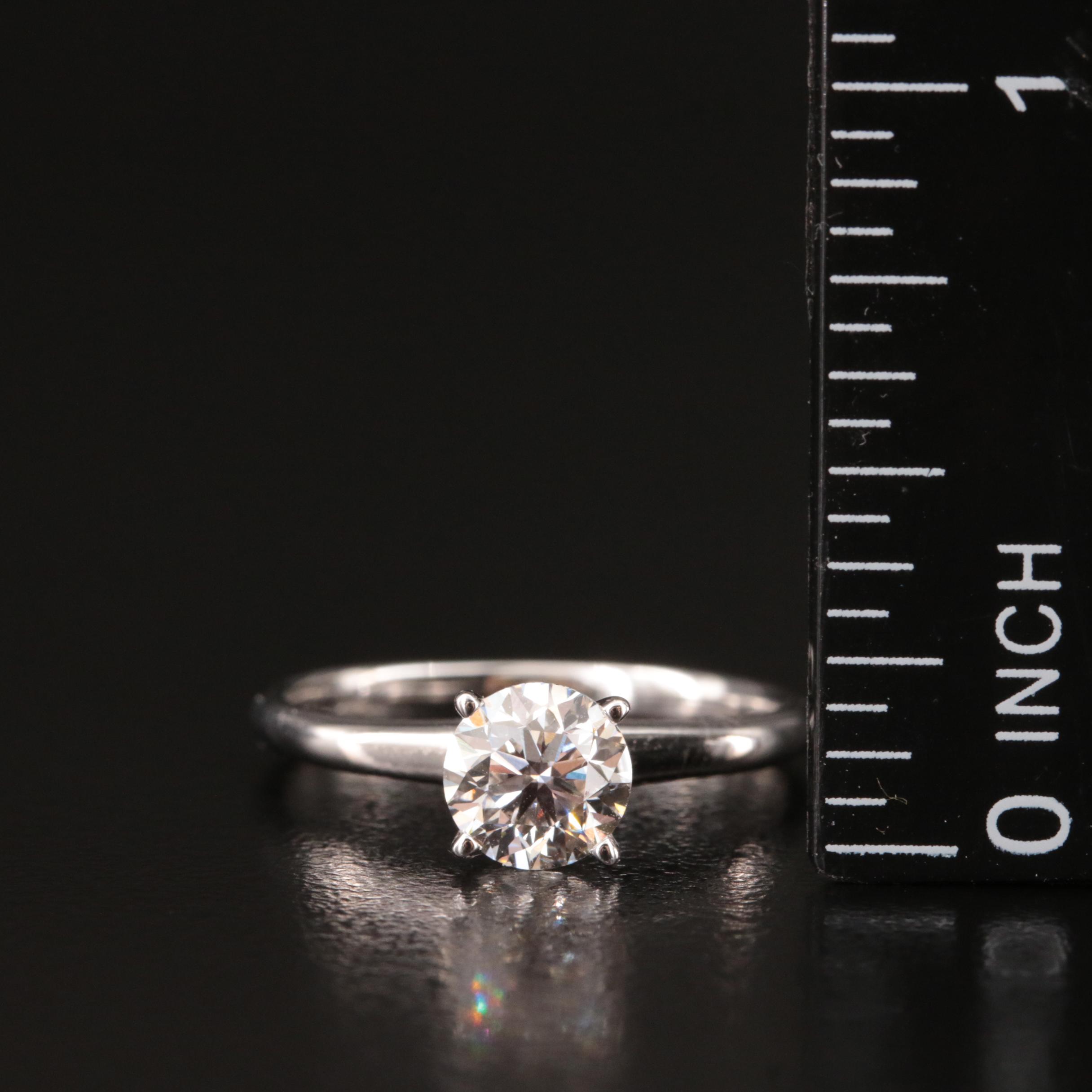 14K 0.93 CT Lab Grown Diamond Solitaire Ring